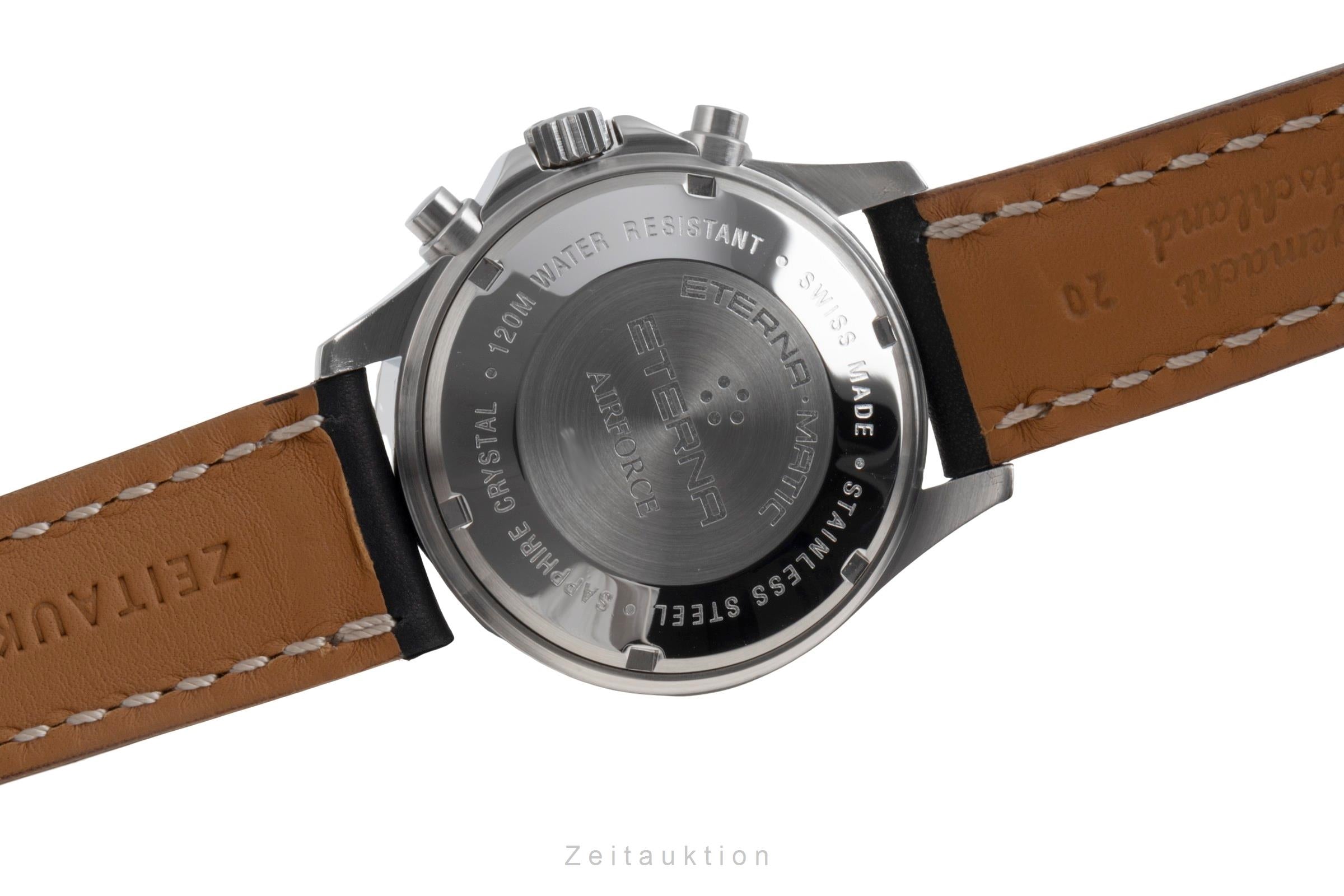 Eterna Matic Airforce Chronograph Edelstahl Automatik Herrenuhr Ref. 8418.41 [2505074]