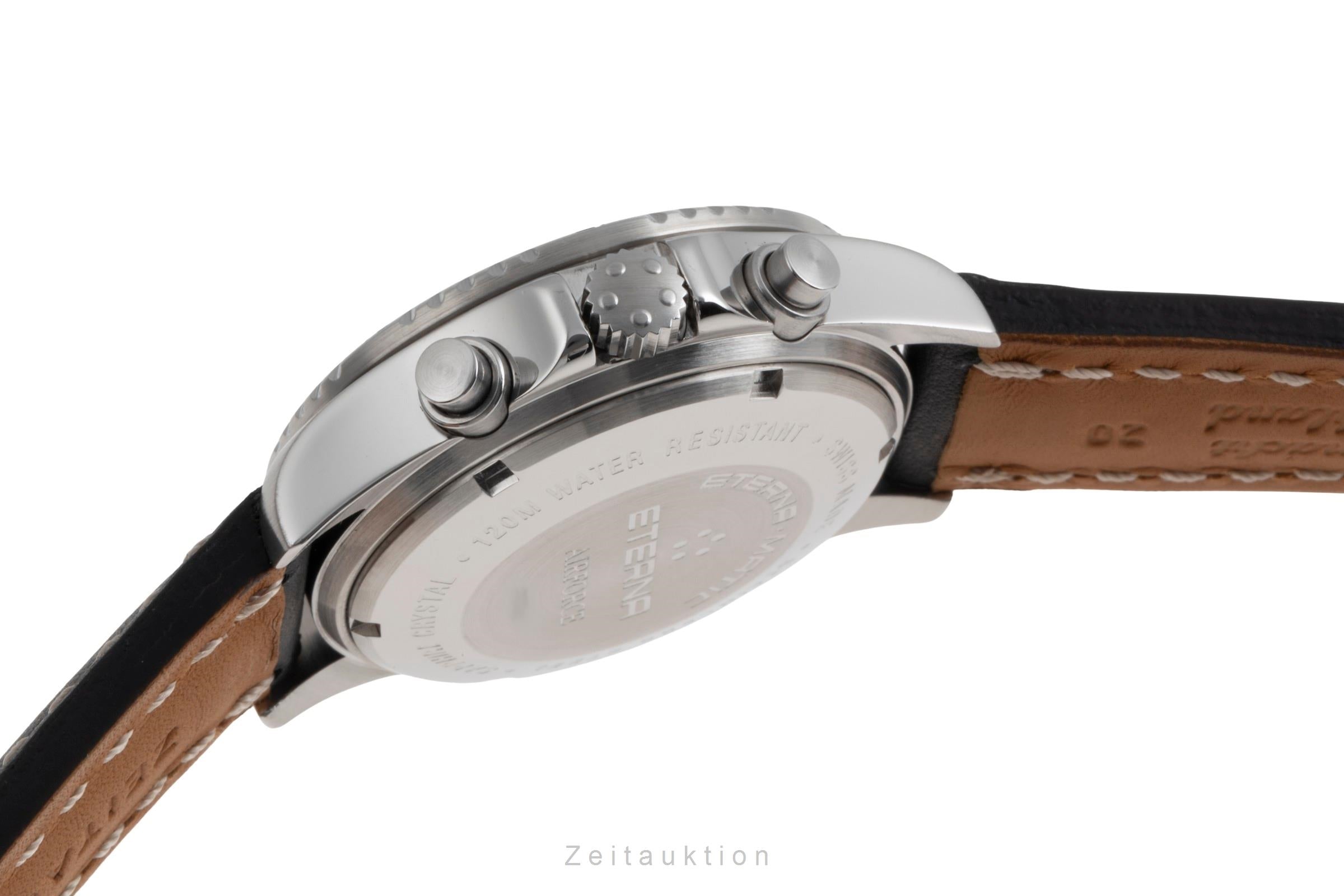 Eterna Matic Airforce Chronograph Edelstahl Automatik Herrenuhr Ref. 8418.41 [2505074]