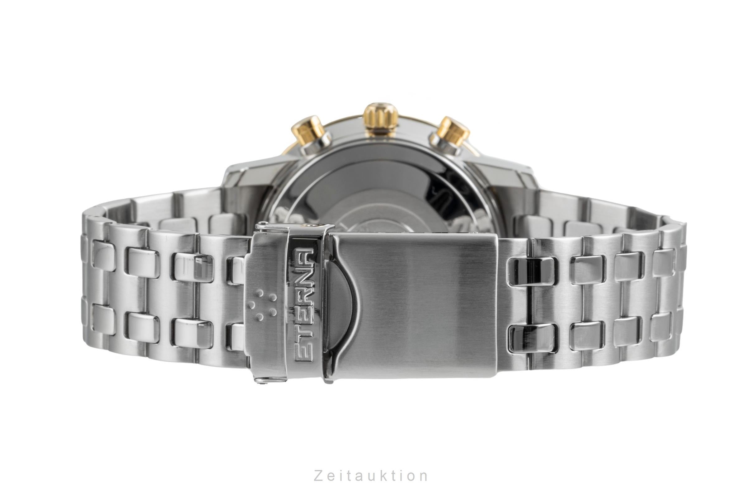 Eterna Kontiki chronographe acier / or  automatique montre pour hommes 674.1501.47S  [2505075]