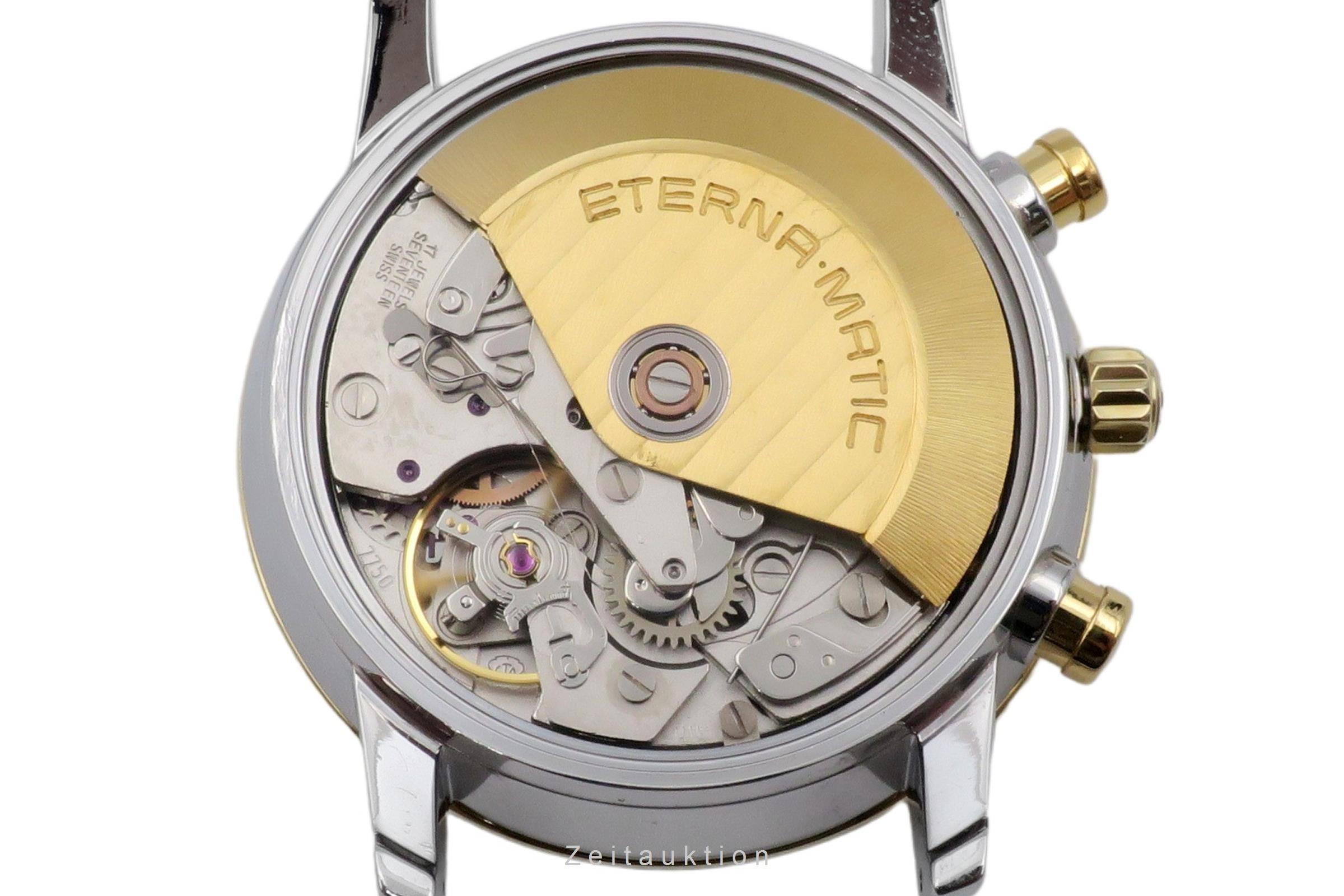 Eterna Kontiki chronographe acier / or  automatique montre pour hommes 674.1501.47S  [2505075]