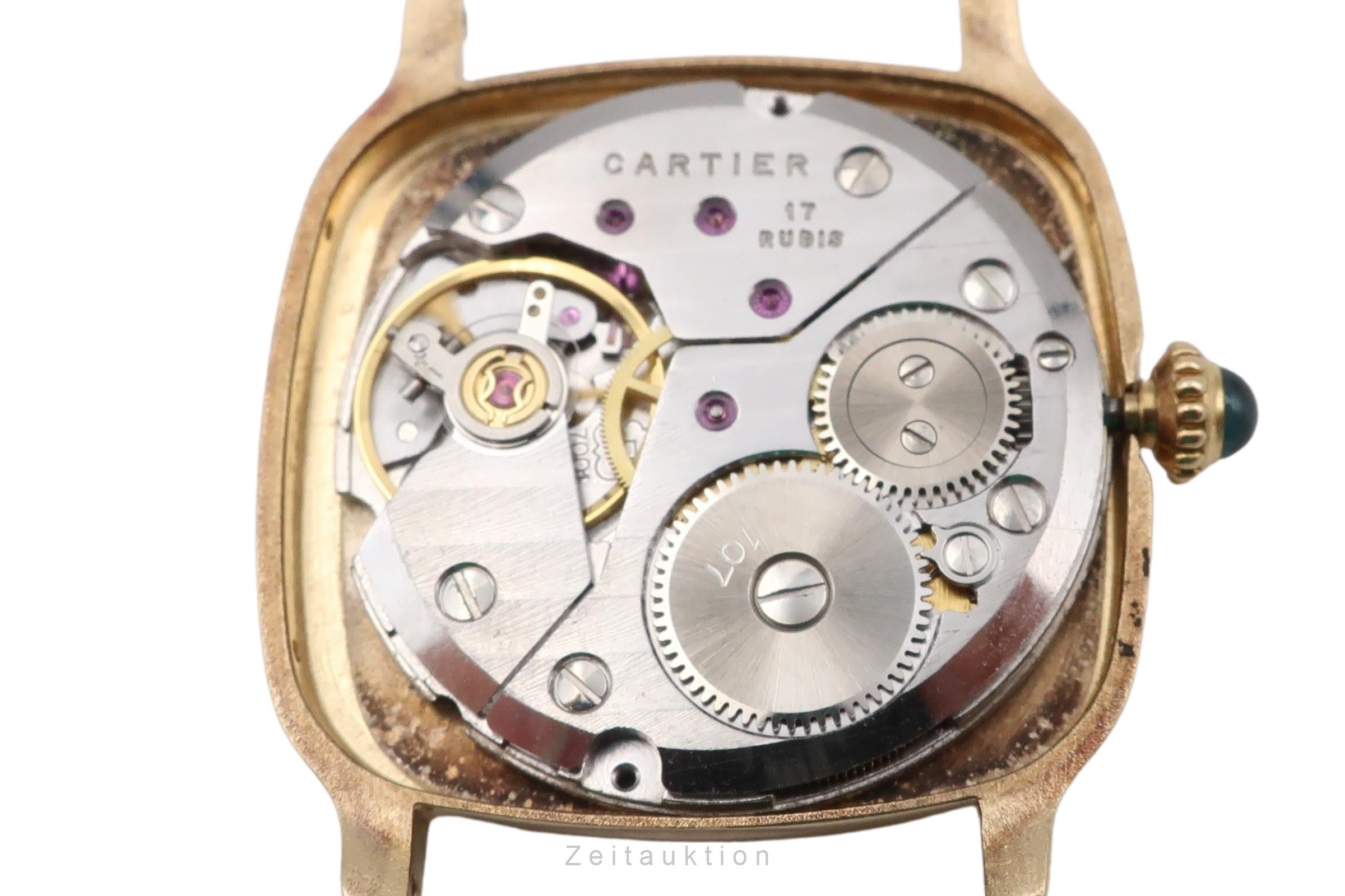 Cartier Chambord 18 ct gold manual winding Kal. 107 Ref. 10715
