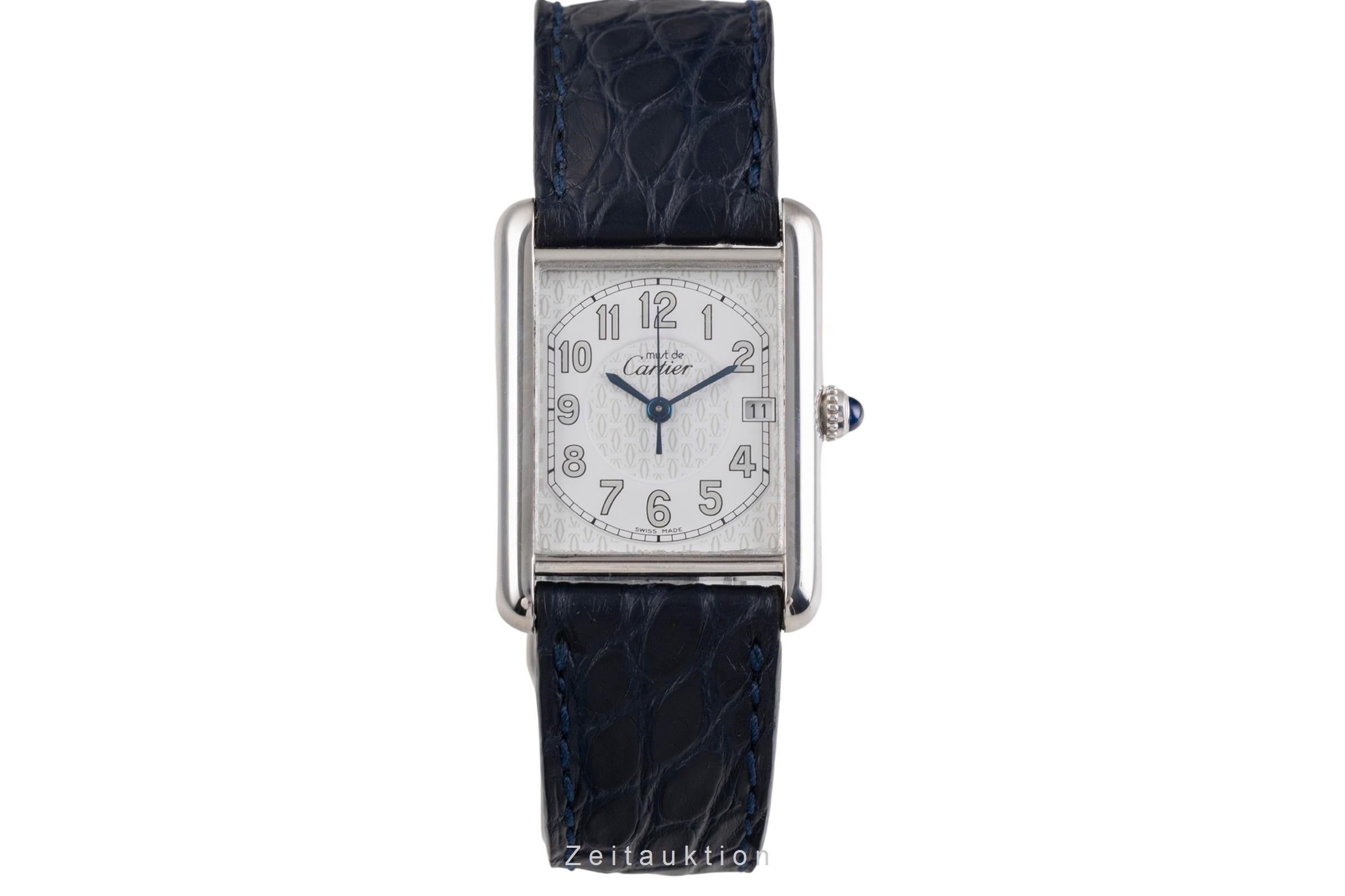 Cartier Tank argent quartz montre pour hommes W1014354, 2414  [2505081]