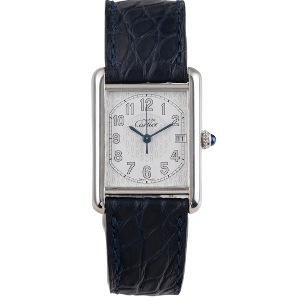 Cartier Tank argent quartz montre pour hommes W1014354, 2414  [2505081]