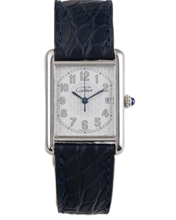 Cartier Tank silver quartz men's watch W1014354, 2414  [2505081]