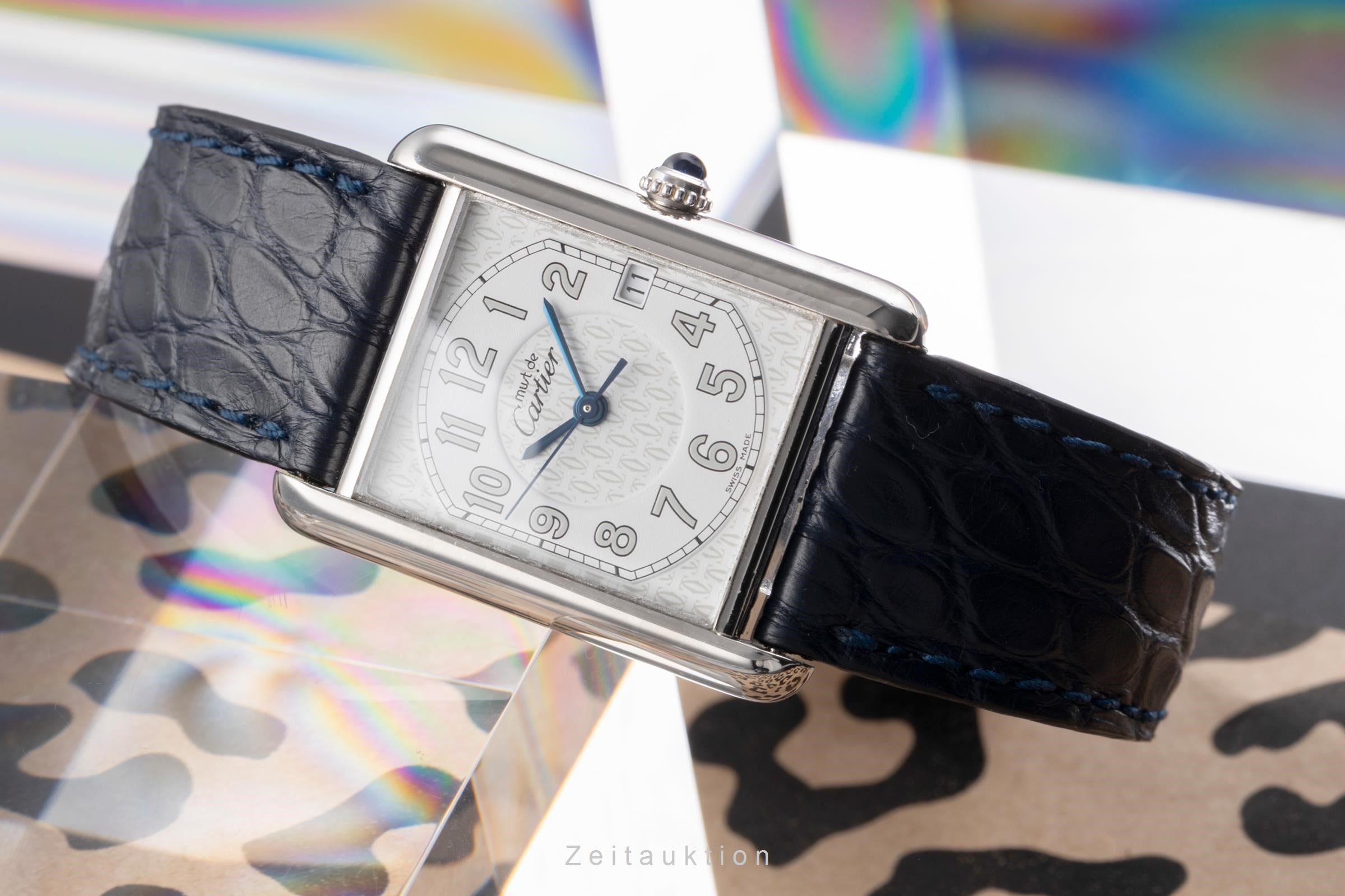 Cartier Tank argent quartz montre pour hommes W1014354, 2414  [2505081]