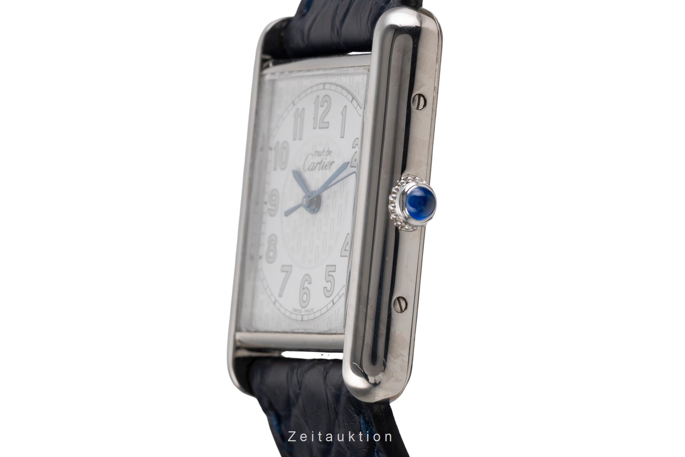 Cartier Tank argent quartz montre pour hommes W1014354, 2414  [2505081]