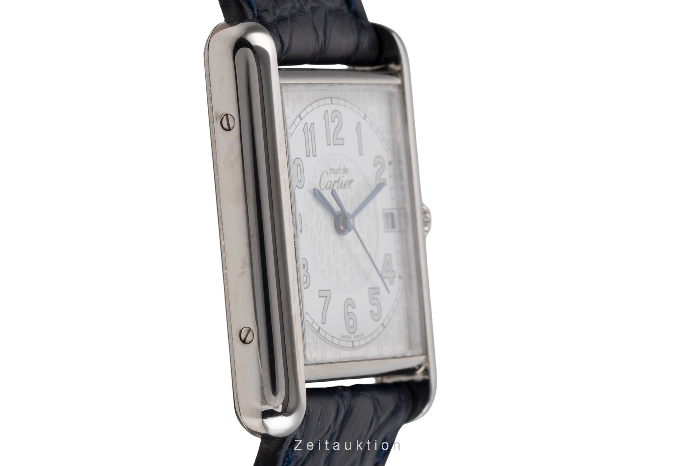 Cartier Tank argent quartz montre pour hommes W1014354, 2414  [2505081]