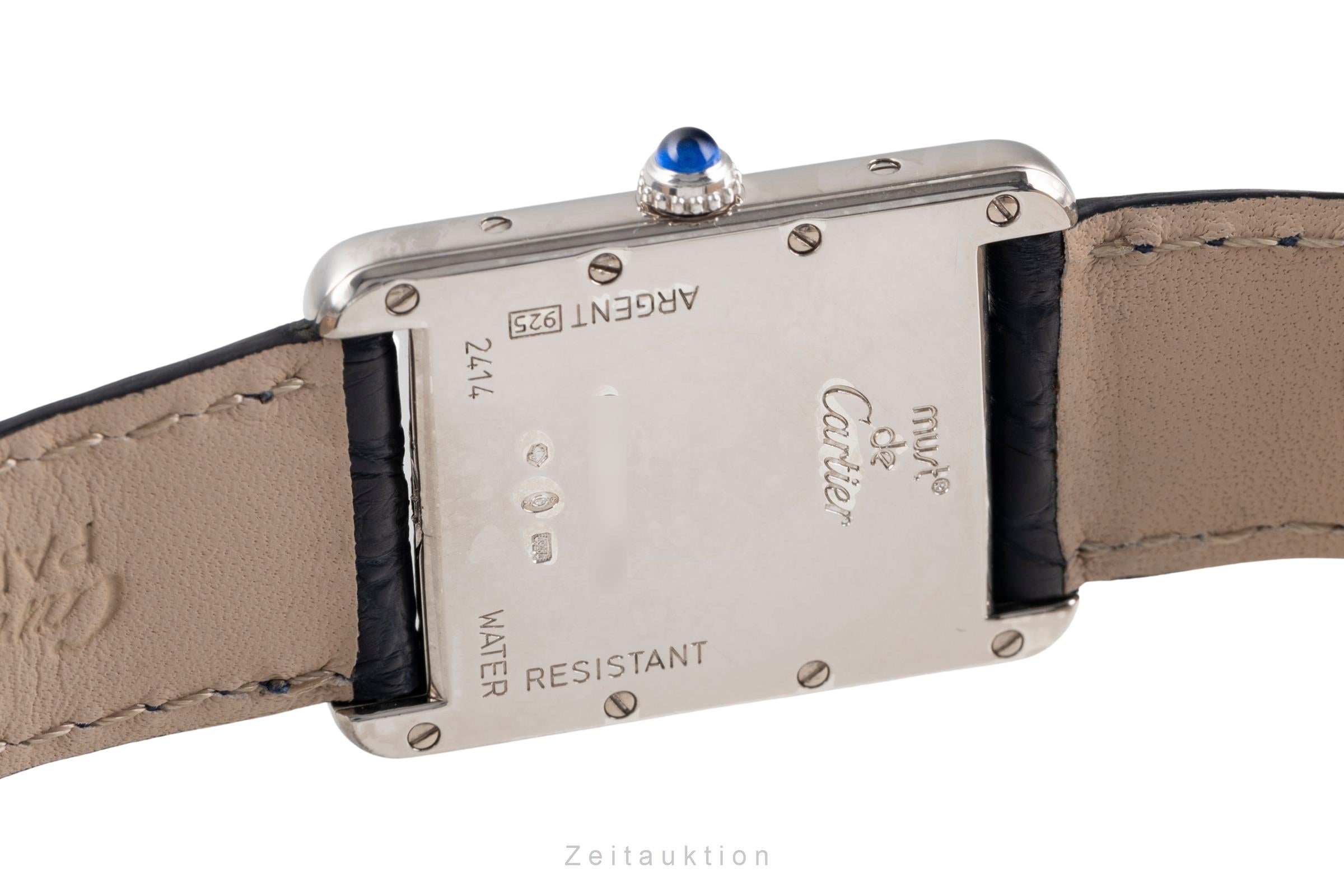 Cartier Tank argent quartz montre pour hommes W1014354, 2414  [2505081]