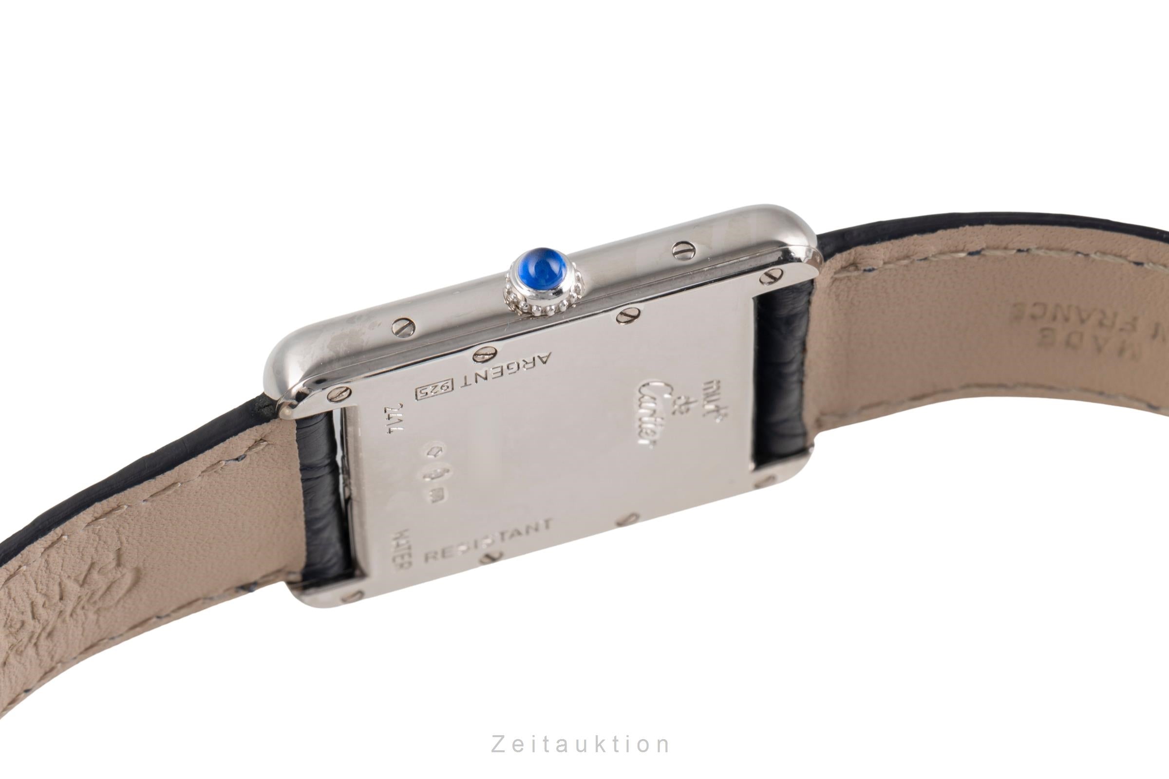 Cartier Tank argent quartz montre pour hommes W1014354, 2414  [2505081]