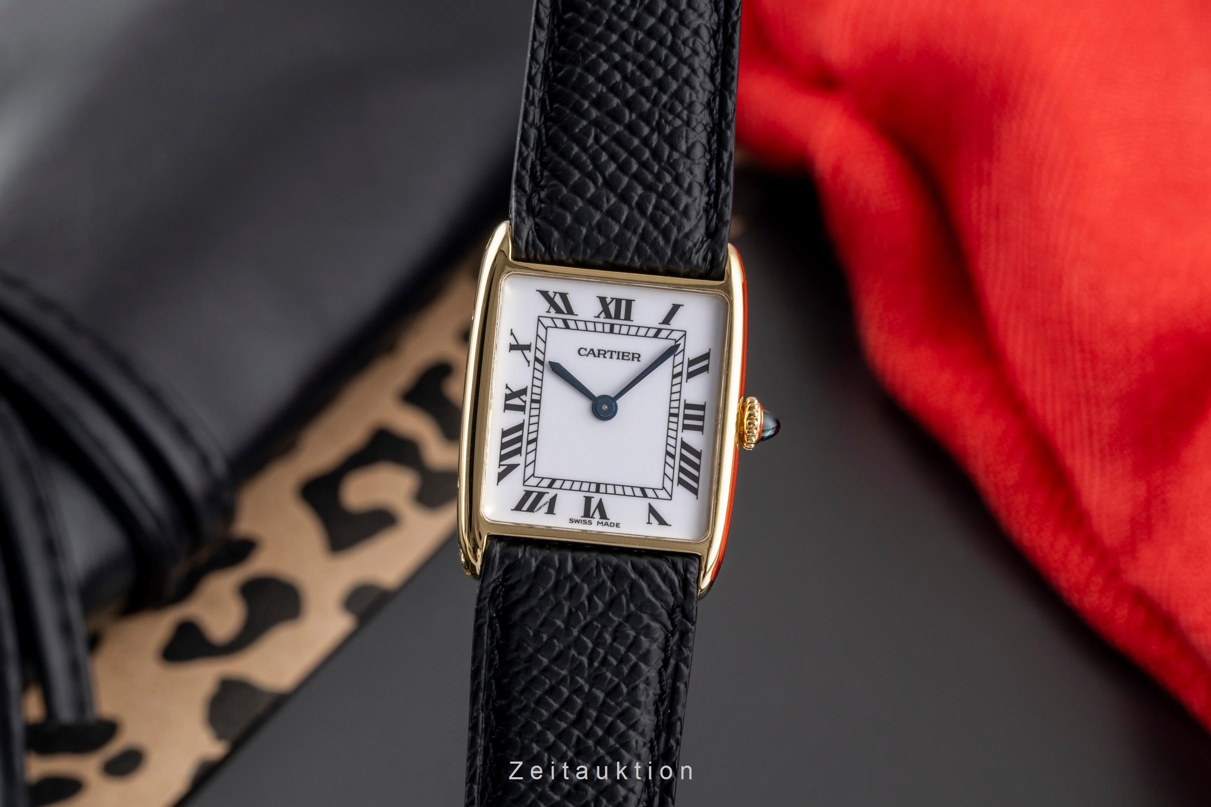 Cartier Tank 18 ct gold manual winding Kal. 21 Ref. 96041