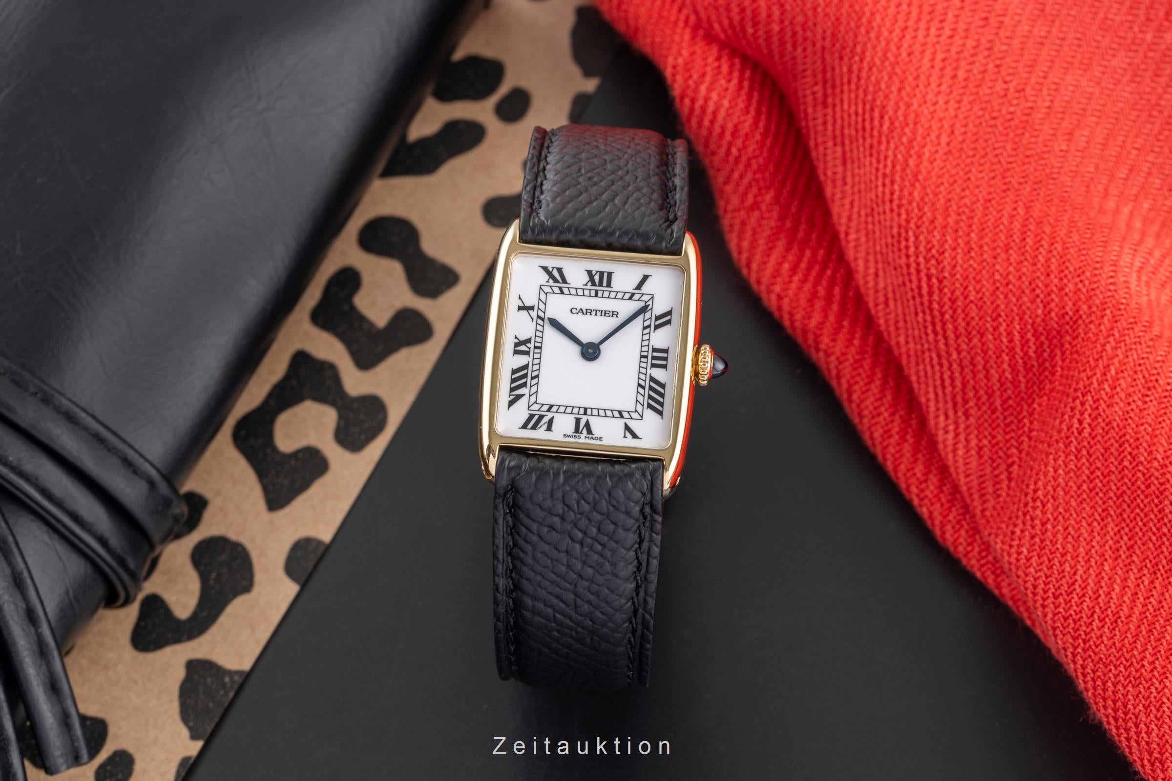 Cartier Tank 18 ct gold manual winding Kal. 21 Ref. 96041