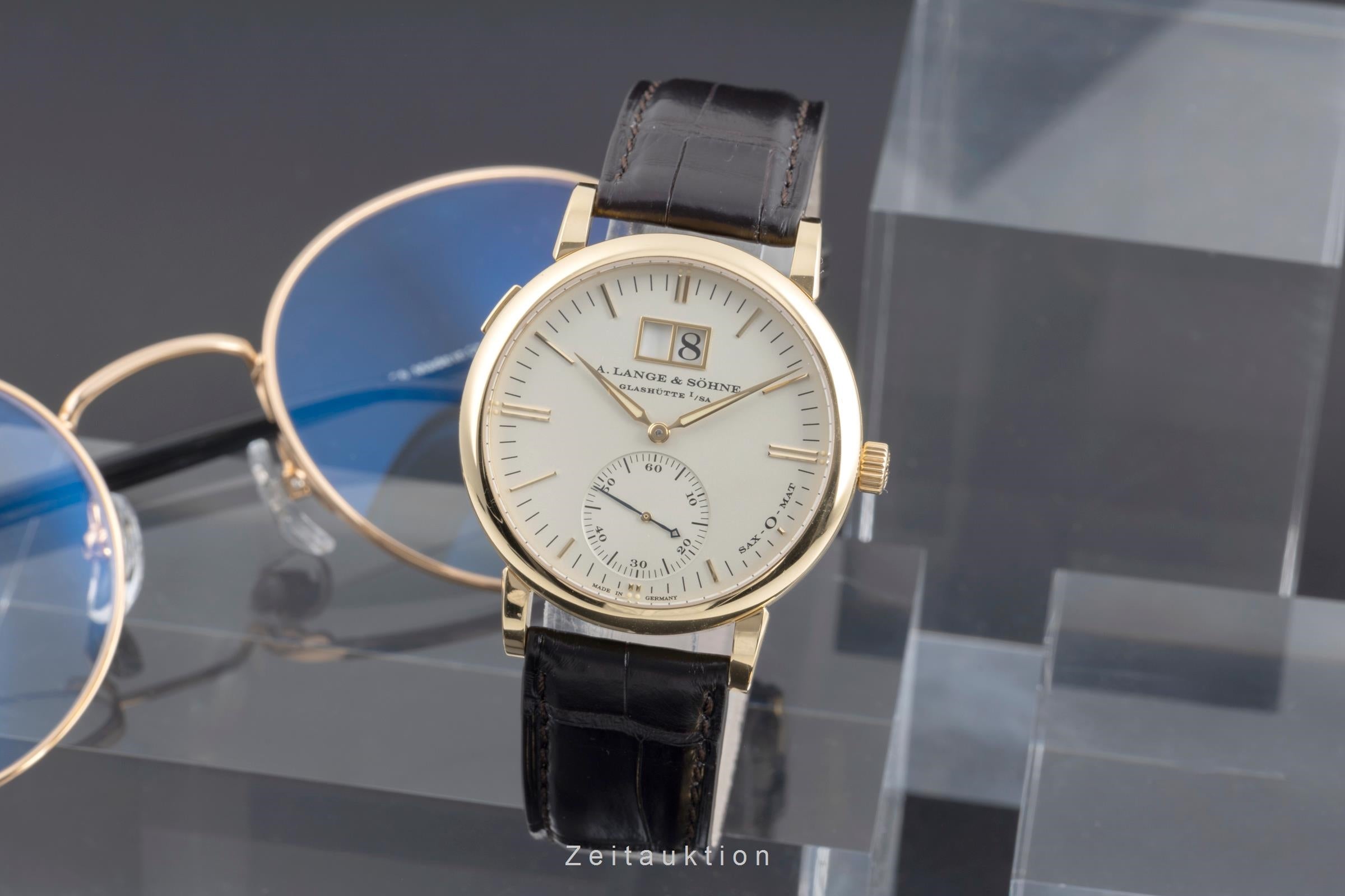 A. Lange & Söhne SAX-O-MAT oro 18 ct automatismo orologio da uomo 308.021  [2505086]