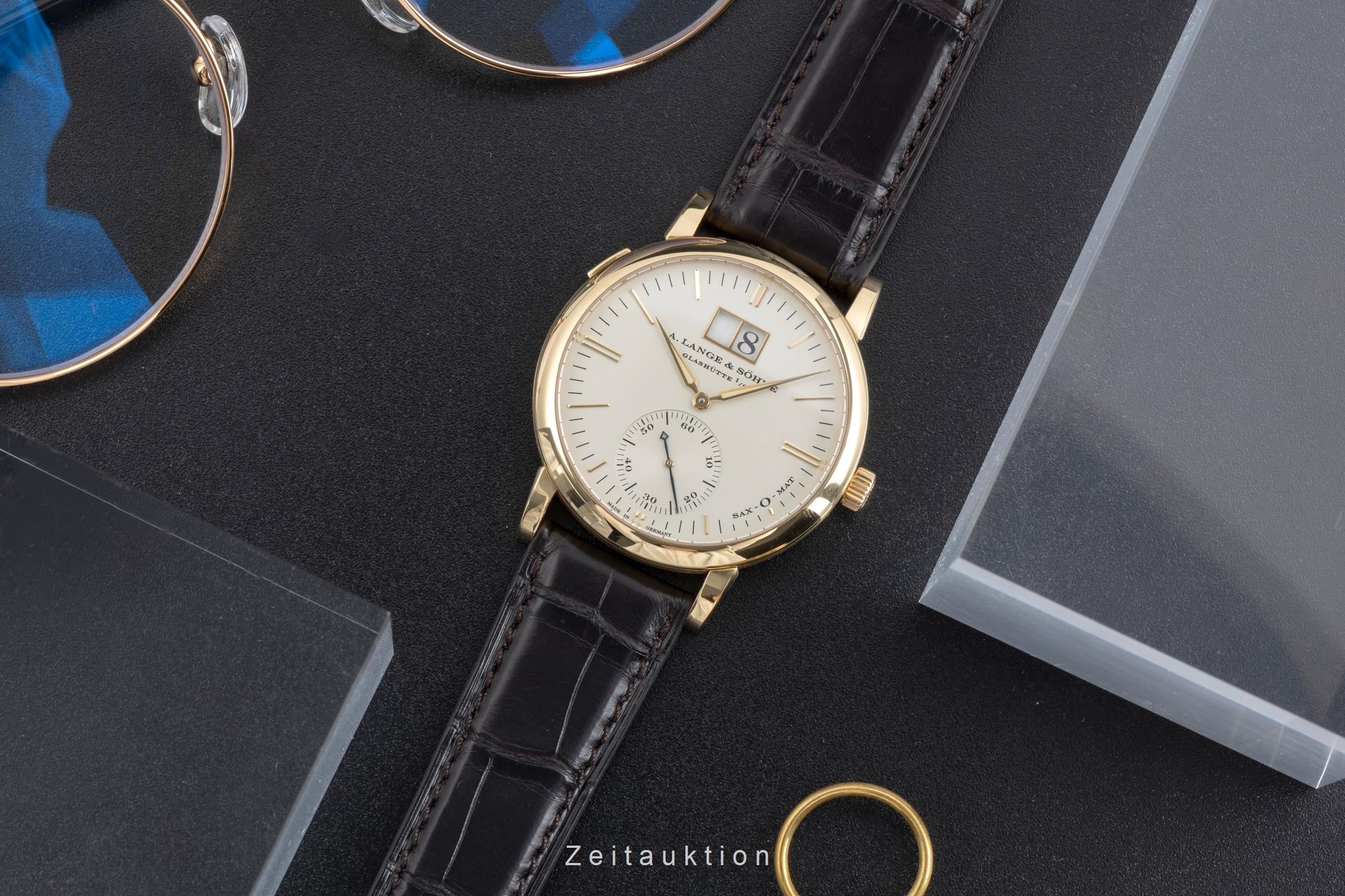 A. Lange & Söhne SAX-O-MAT 18 ct gold automatic Kal. L921.4 Ref