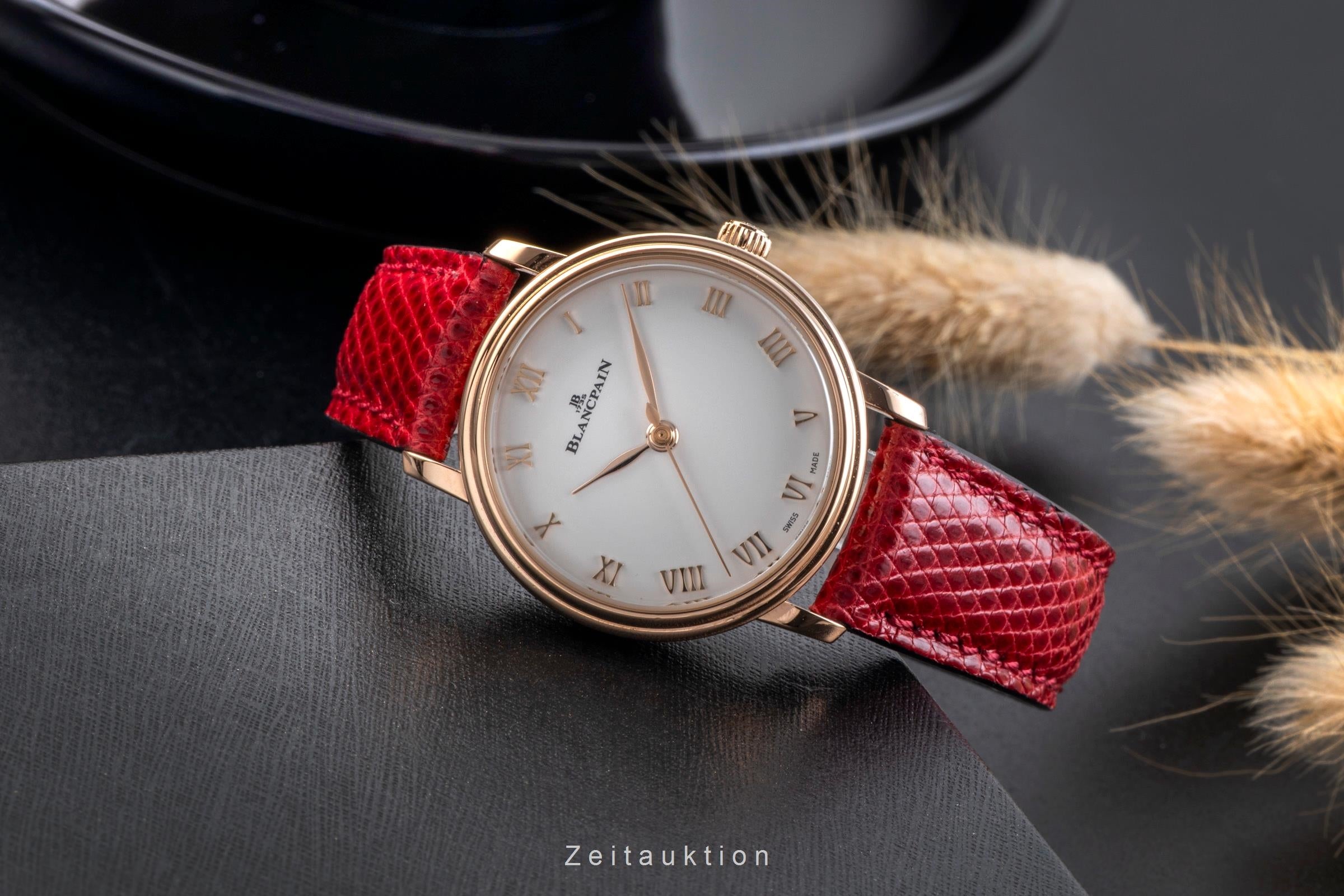 Blancpain Villeret oro rosado de 18 quilates automático reloj para damas  6104-3642-55A  [2505087]