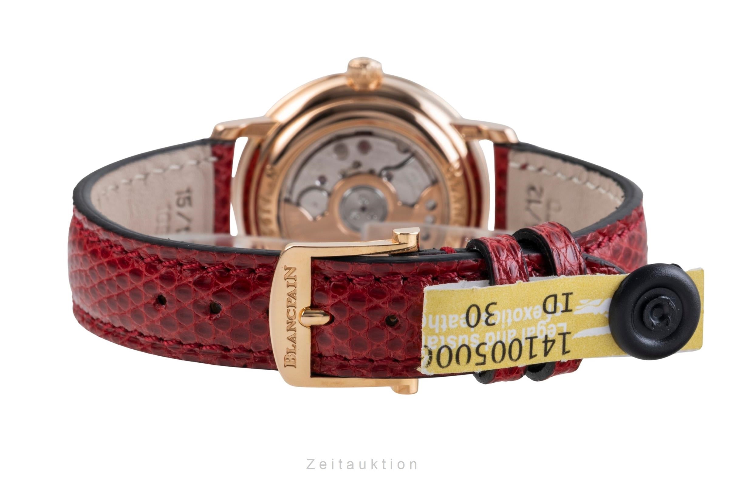 Blancpain Villeret oro rosado de 18 quilates automático reloj para damas  6104-3642-55A  [2505087]