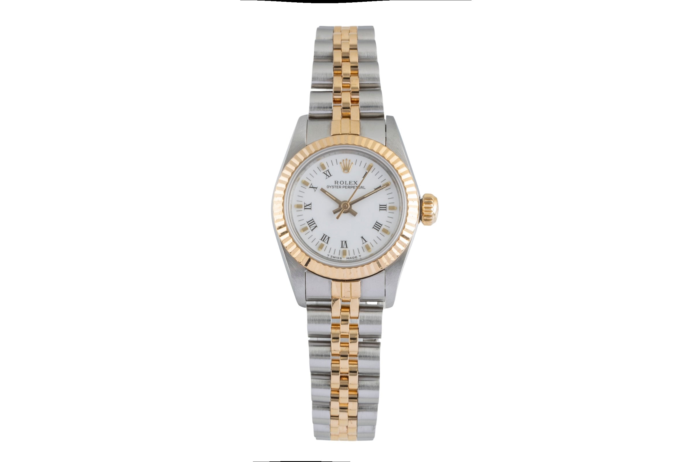 Rolex Oyster Perpetual steel / gold automatic women's watch 67193  [2505091]