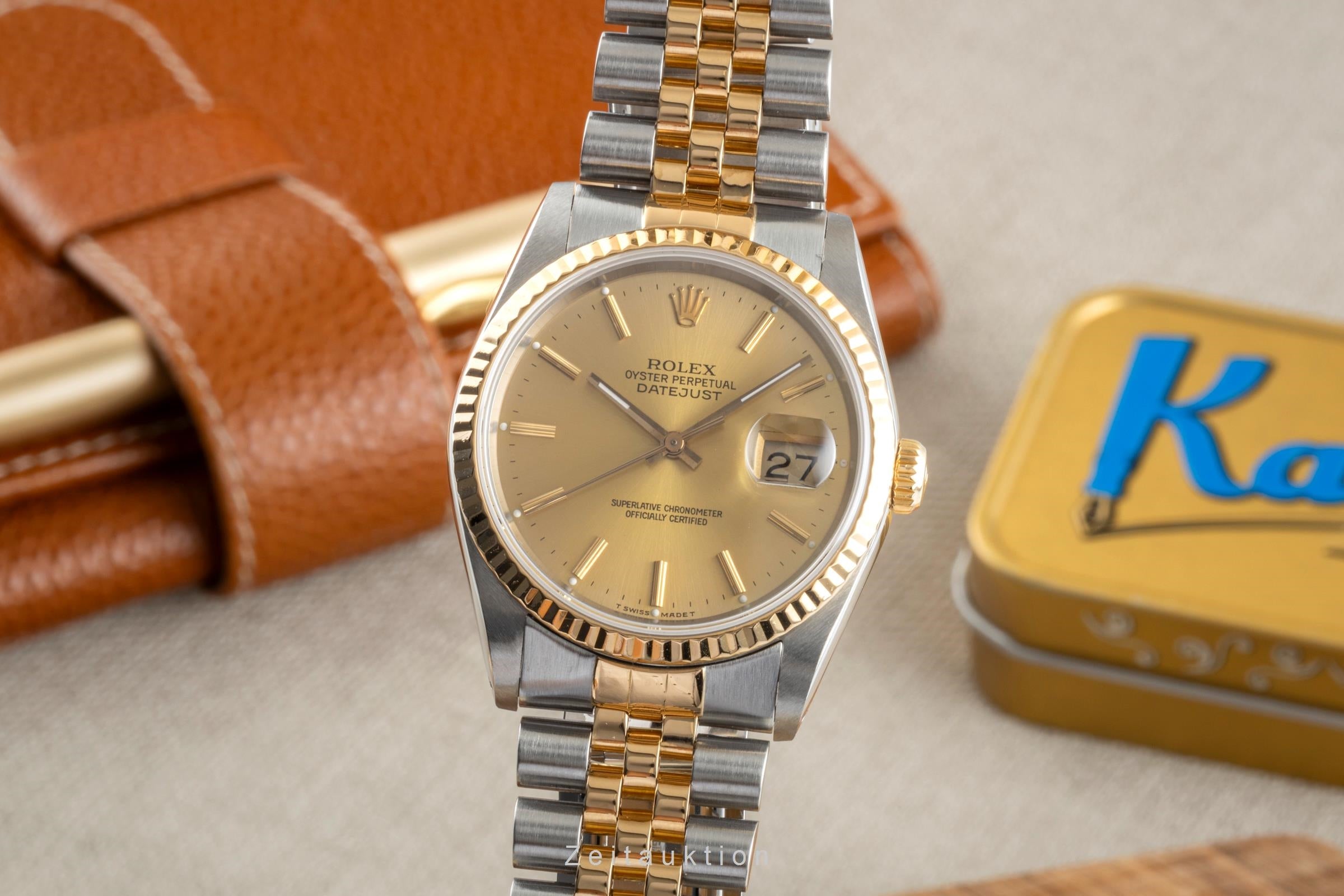 Rolex Datejust steel / gold automatic men's watch 16233 LP: 14300EUR  [2505092]