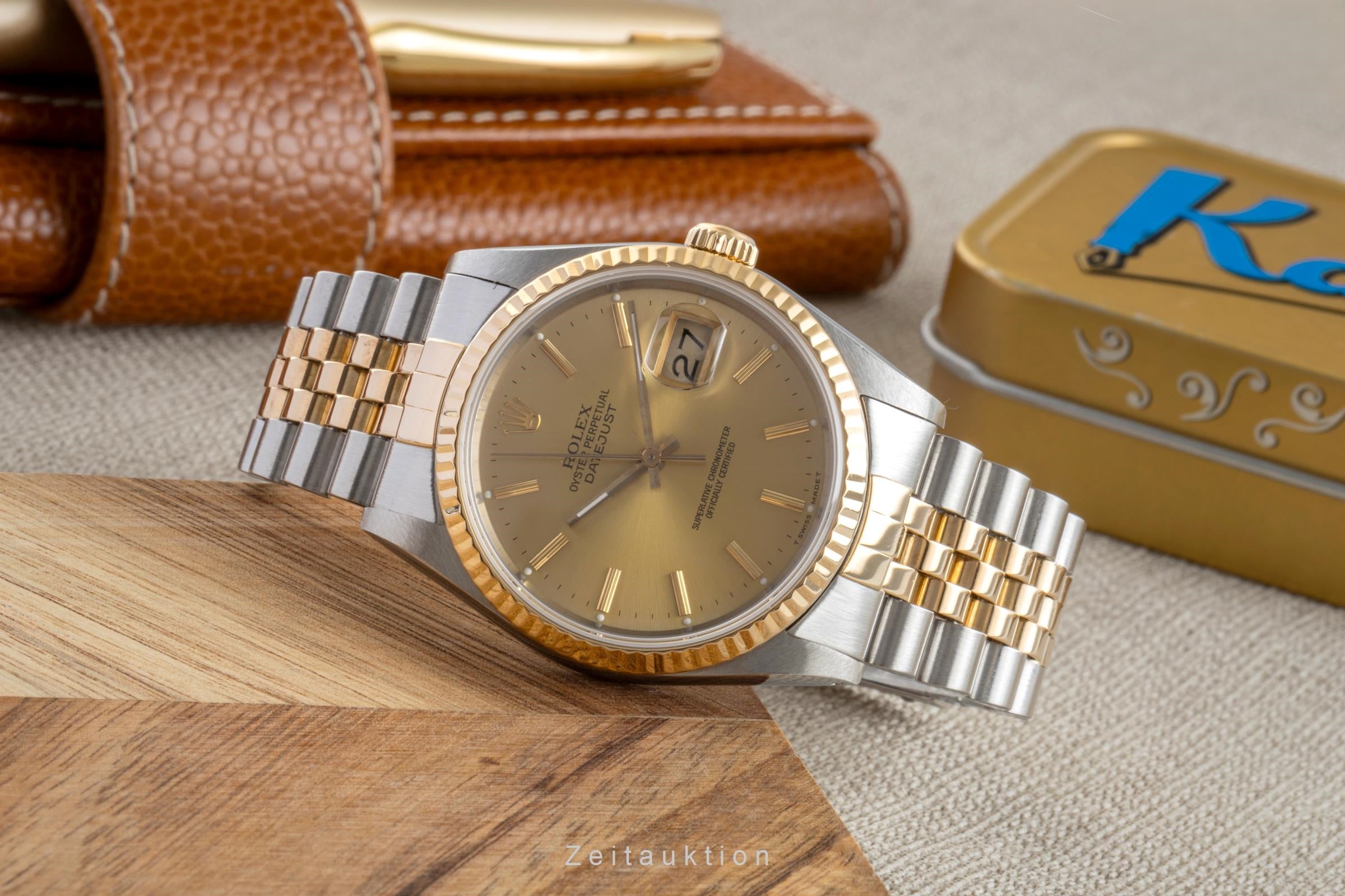 Rolex Datejust steel / gold automatic men's watch 16233 LP: 14300EUR  [2505092]