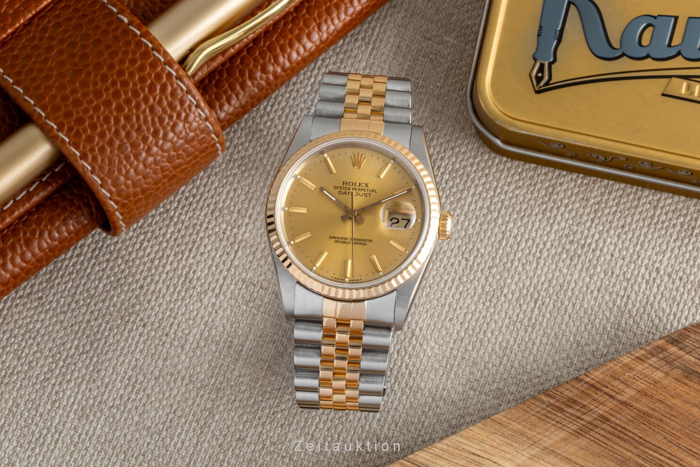 Rolex Datejust steel / gold automatic men's watch 16233 LP: 14300EUR  [2505092]