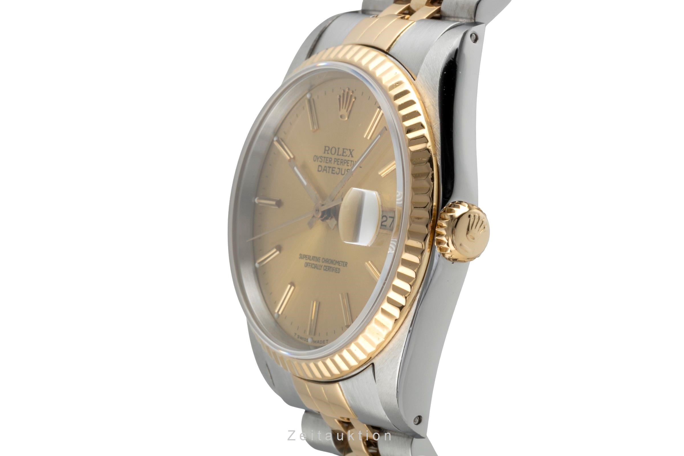 Rolex Datejust steel / gold automatic men's watch 16233 LP: 14300EUR  [2505092]