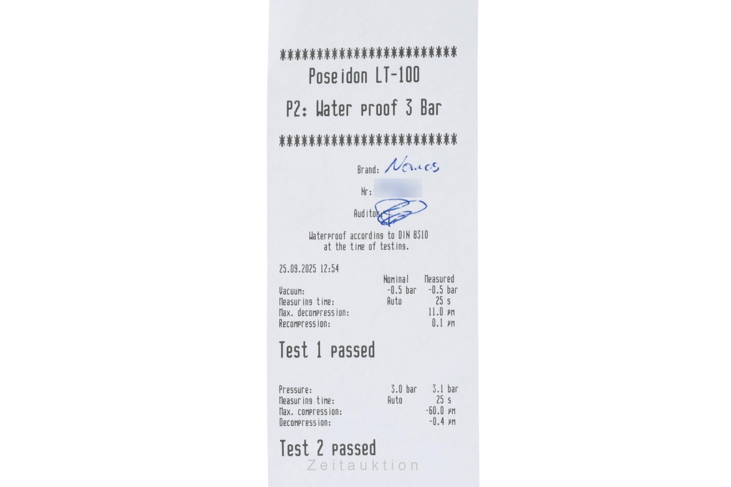 Nomos Minimatik acier automatique montre pour hommes 1203  [2505096]