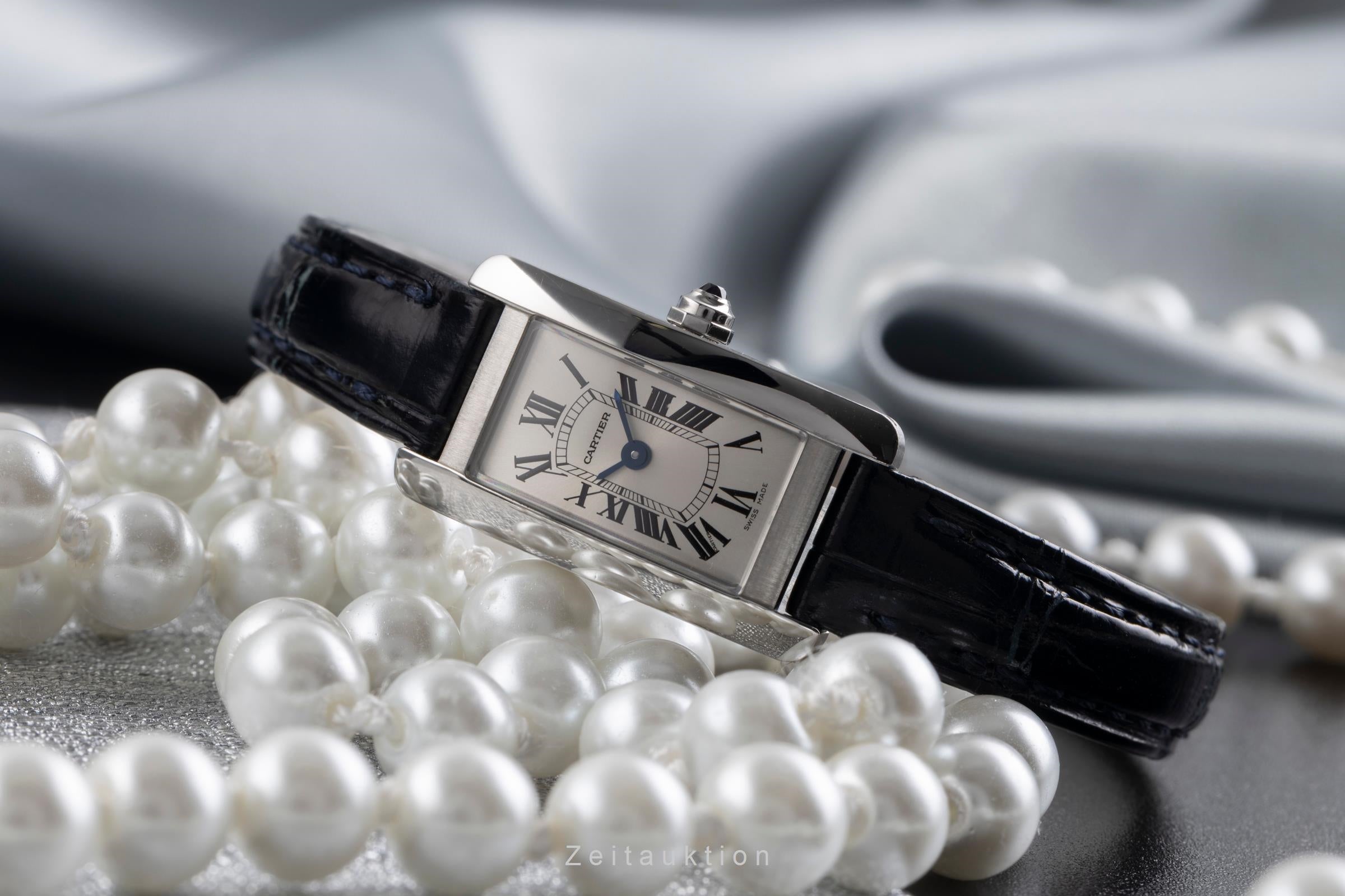 Cartier Tank Américaine acier quartz montre pour femmes WSTA0032  [2505098]