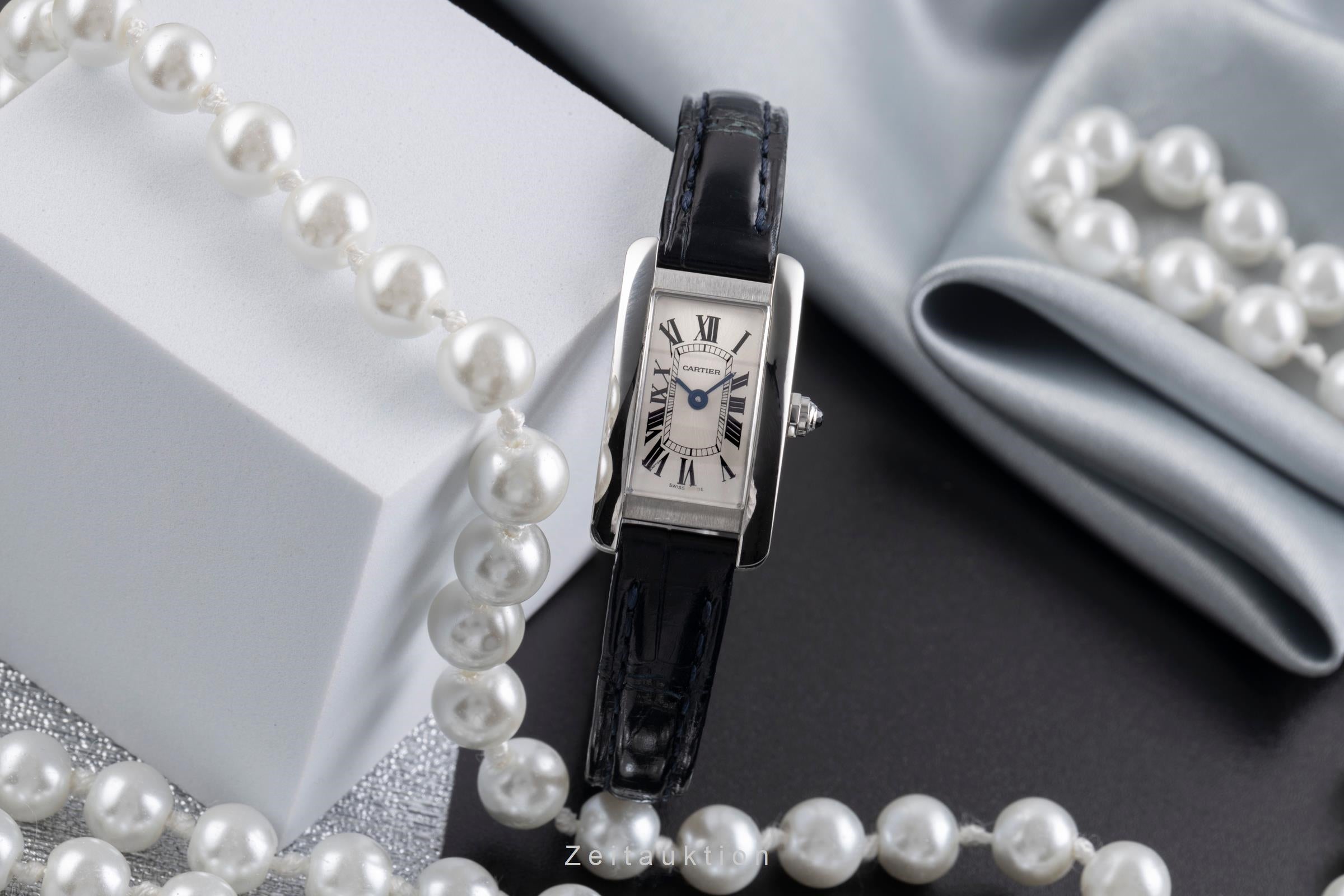 Cartier Tank Américaine acier quartz montre pour femmes WSTA0032  [2505098]