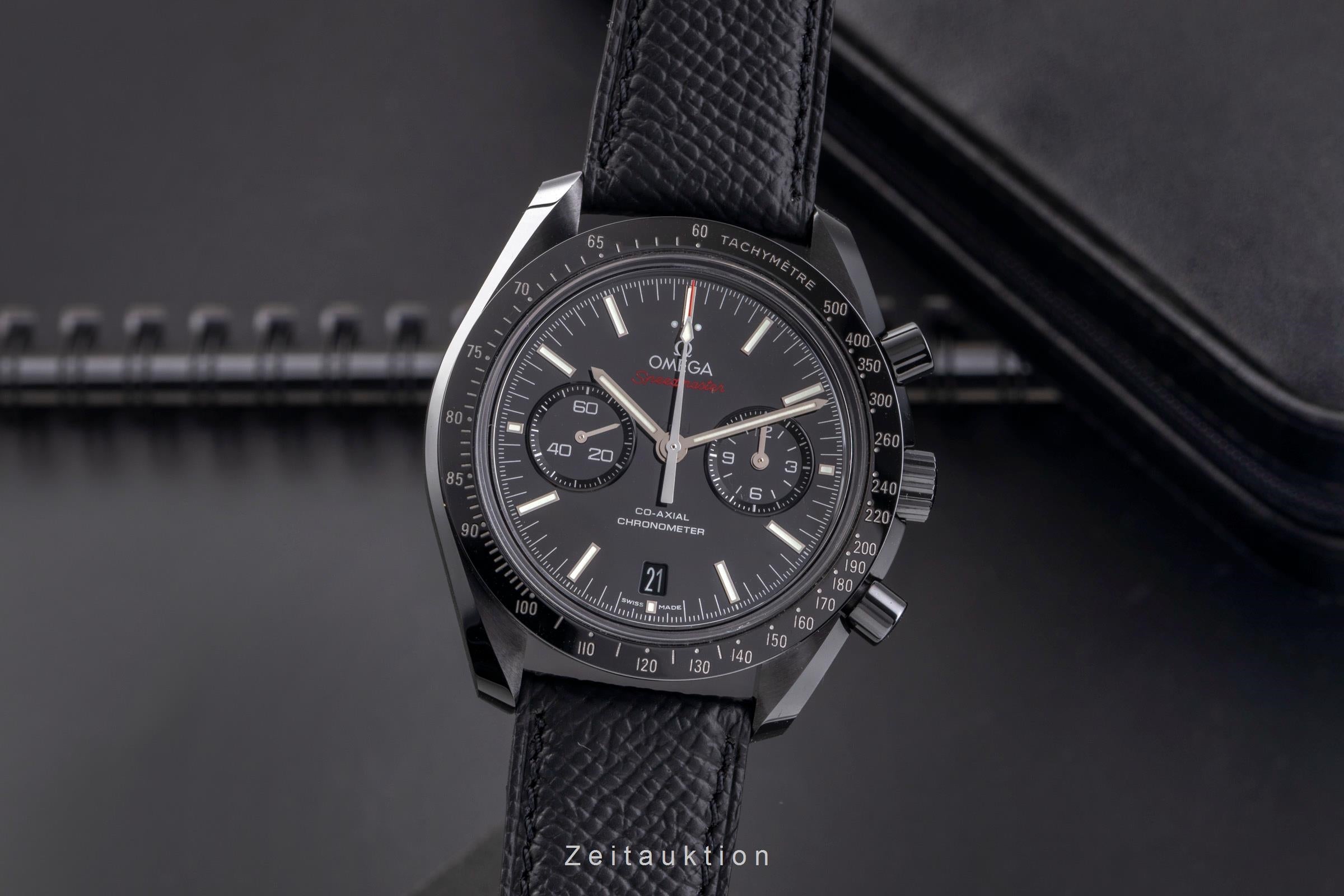 Omega Speedmaster Moonwatch chronographe céramique automatique montre pour hommes 311.92.44.51.01.007 LP: 13900EUR  [2505101]