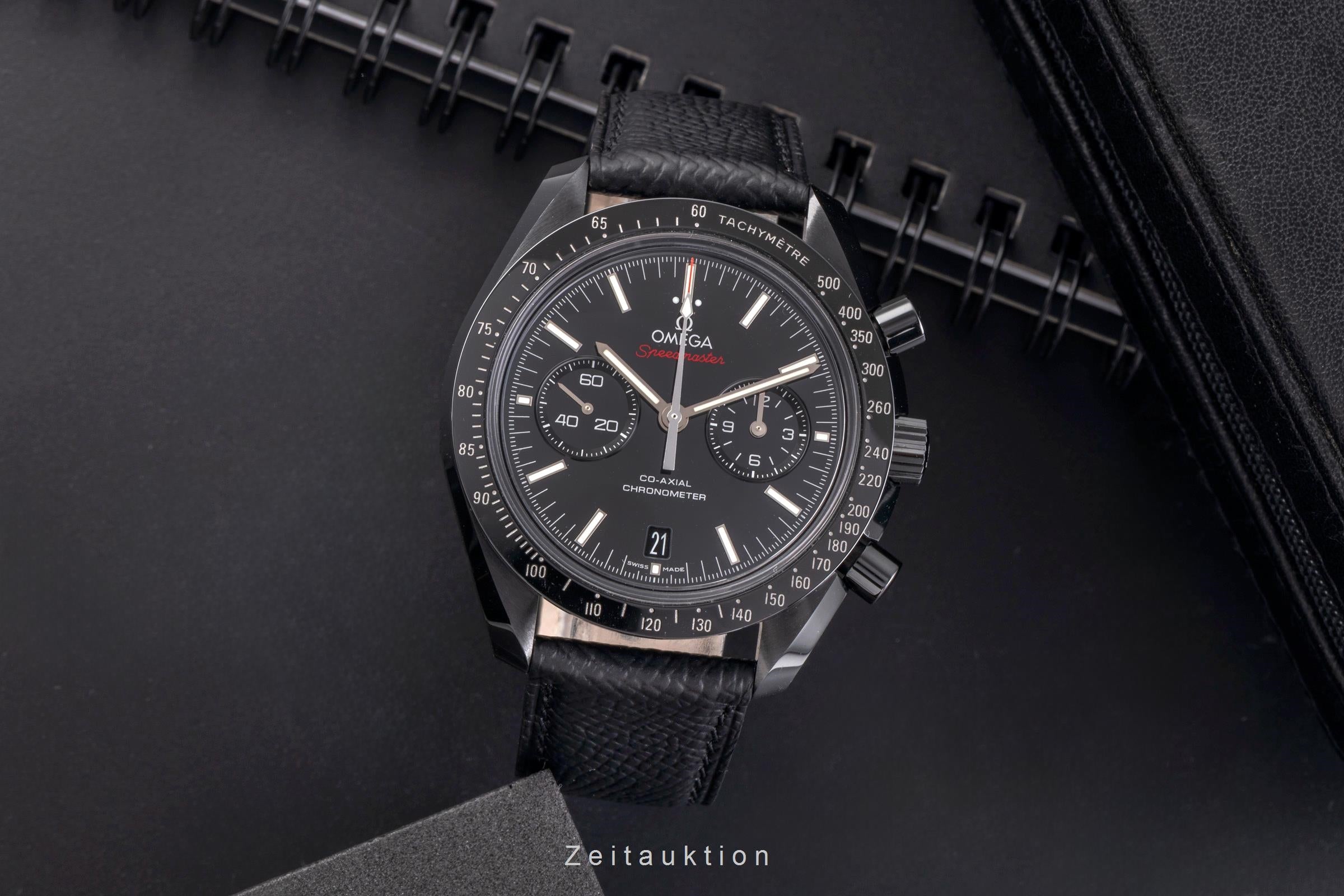 Omega Speedmaster Moonwatch chronographe céramique automatique montre pour hommes 311.92.44.51.01.007 LP: 13900EUR  [2505101]