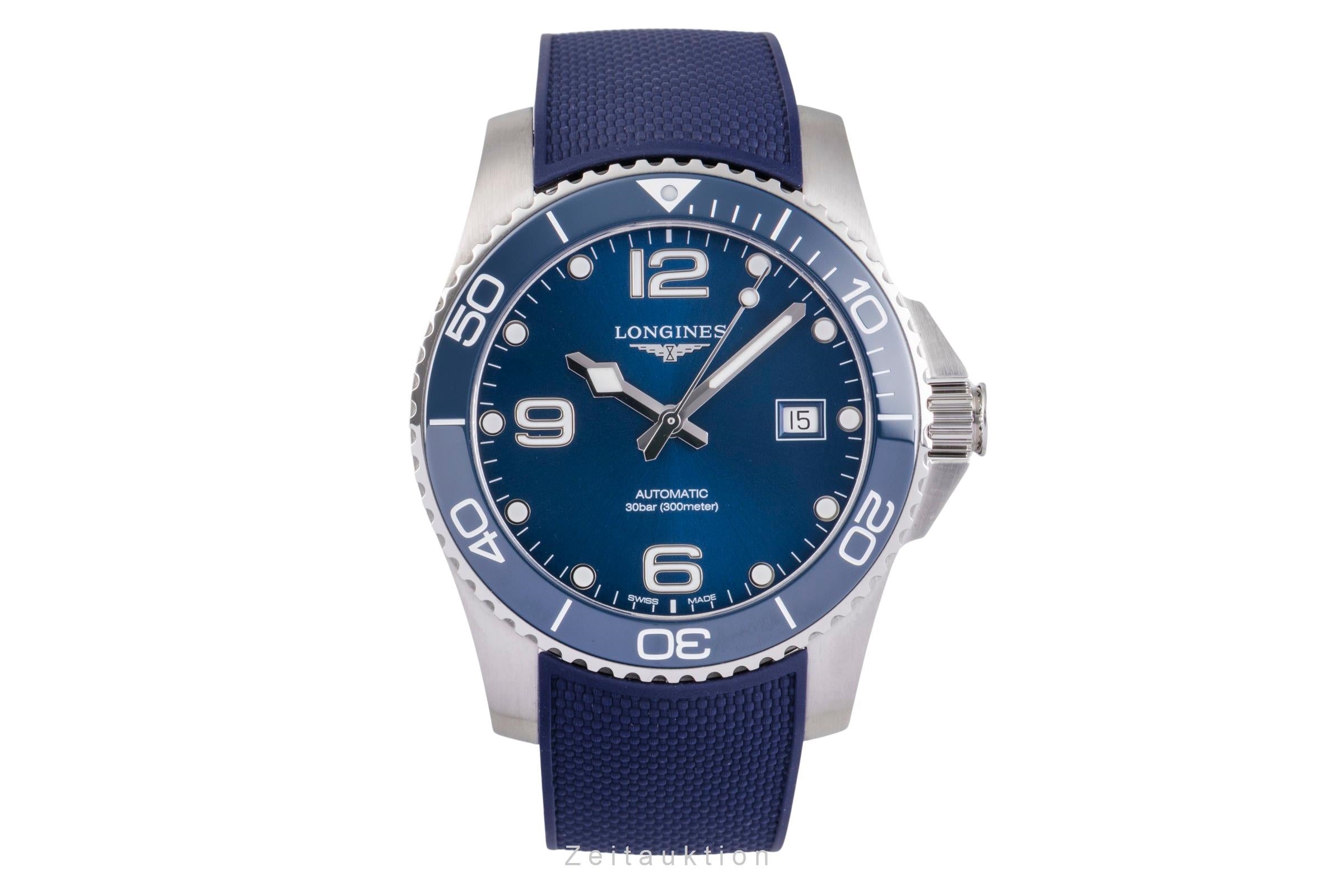 Longines Hydro Conquest acier automatique montre pour hommes L3.781.4.96.9 LP: 1500EUR  [2505103]