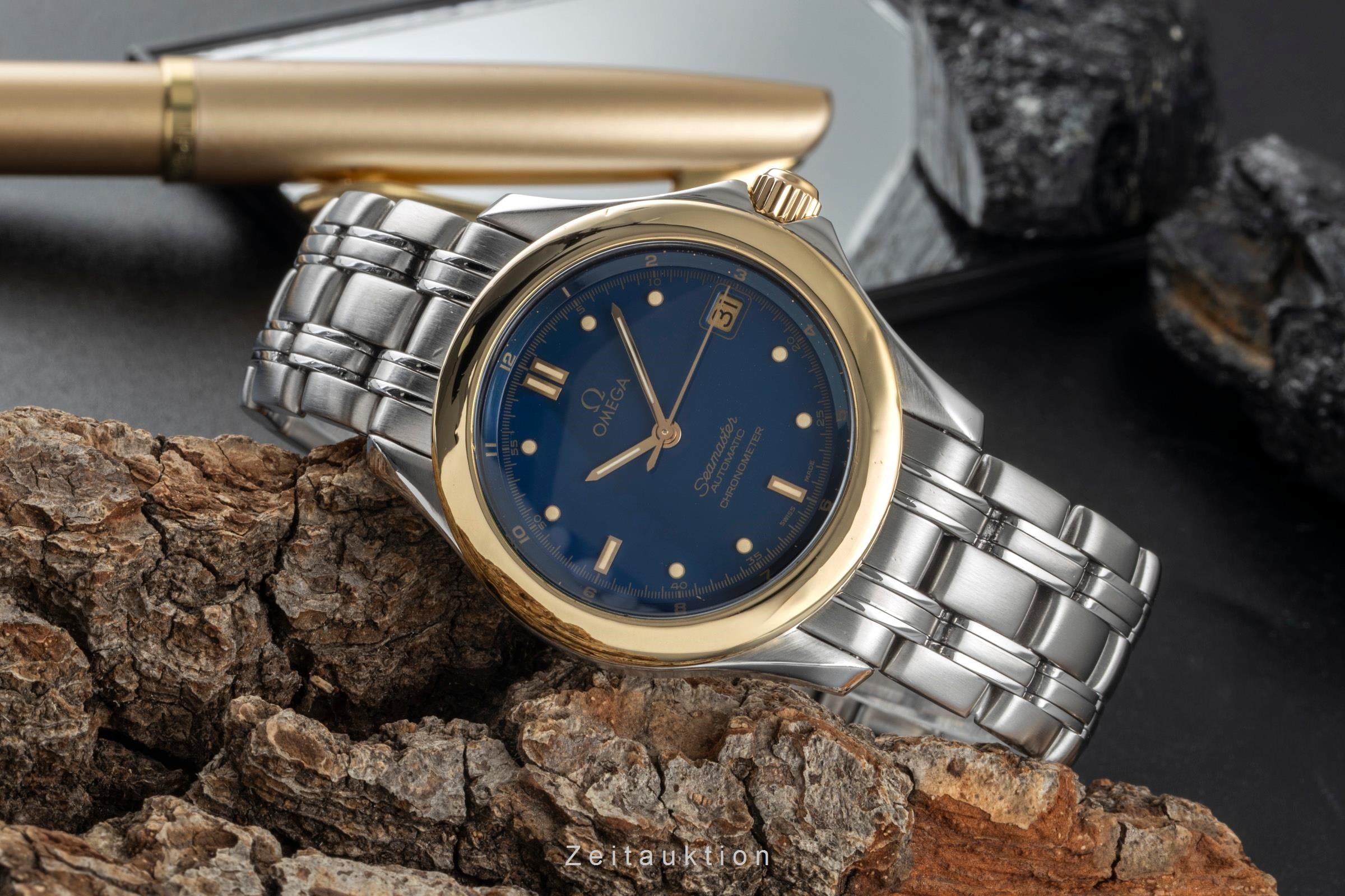 Omega Seamaster Chronometer Stahl / Gold Automatik Herrenuhr Ref. 168.1501  [2505104]