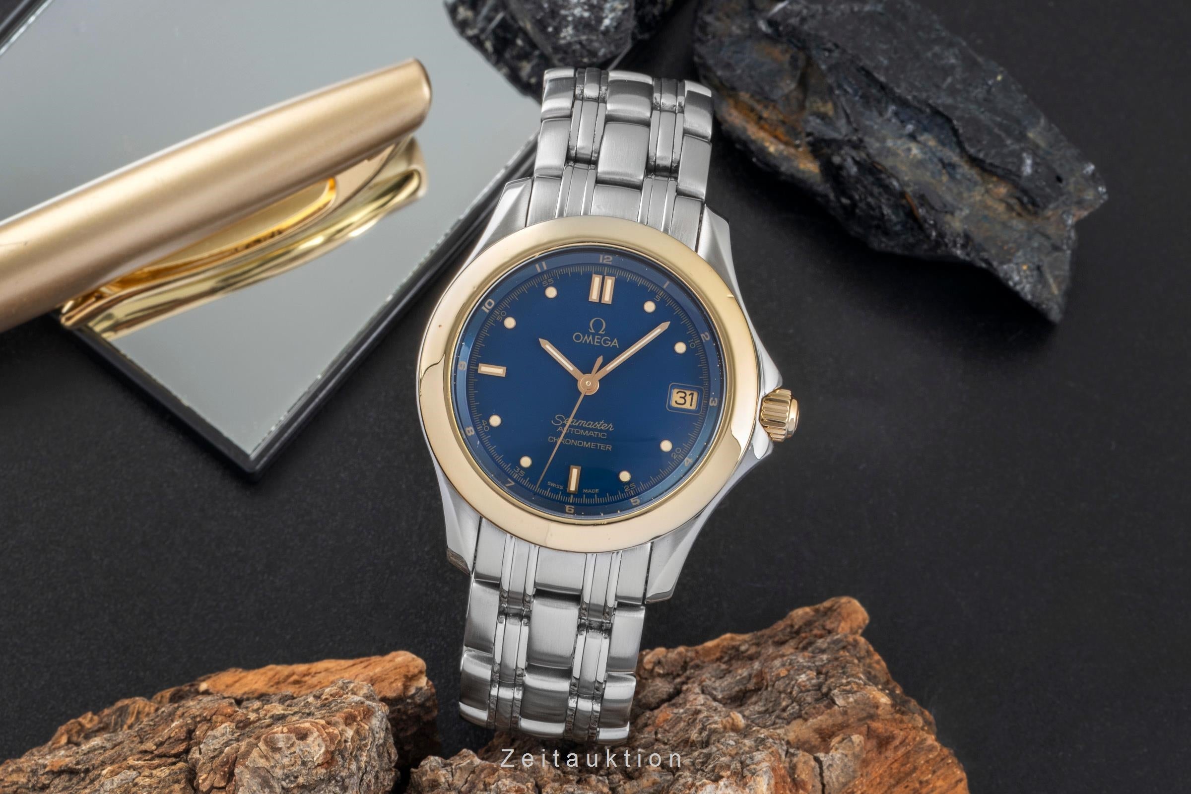 Omega Seamaster Chronometer Stahl / Gold Automatik Herrenuhr Ref. 168.1501  [2505104]