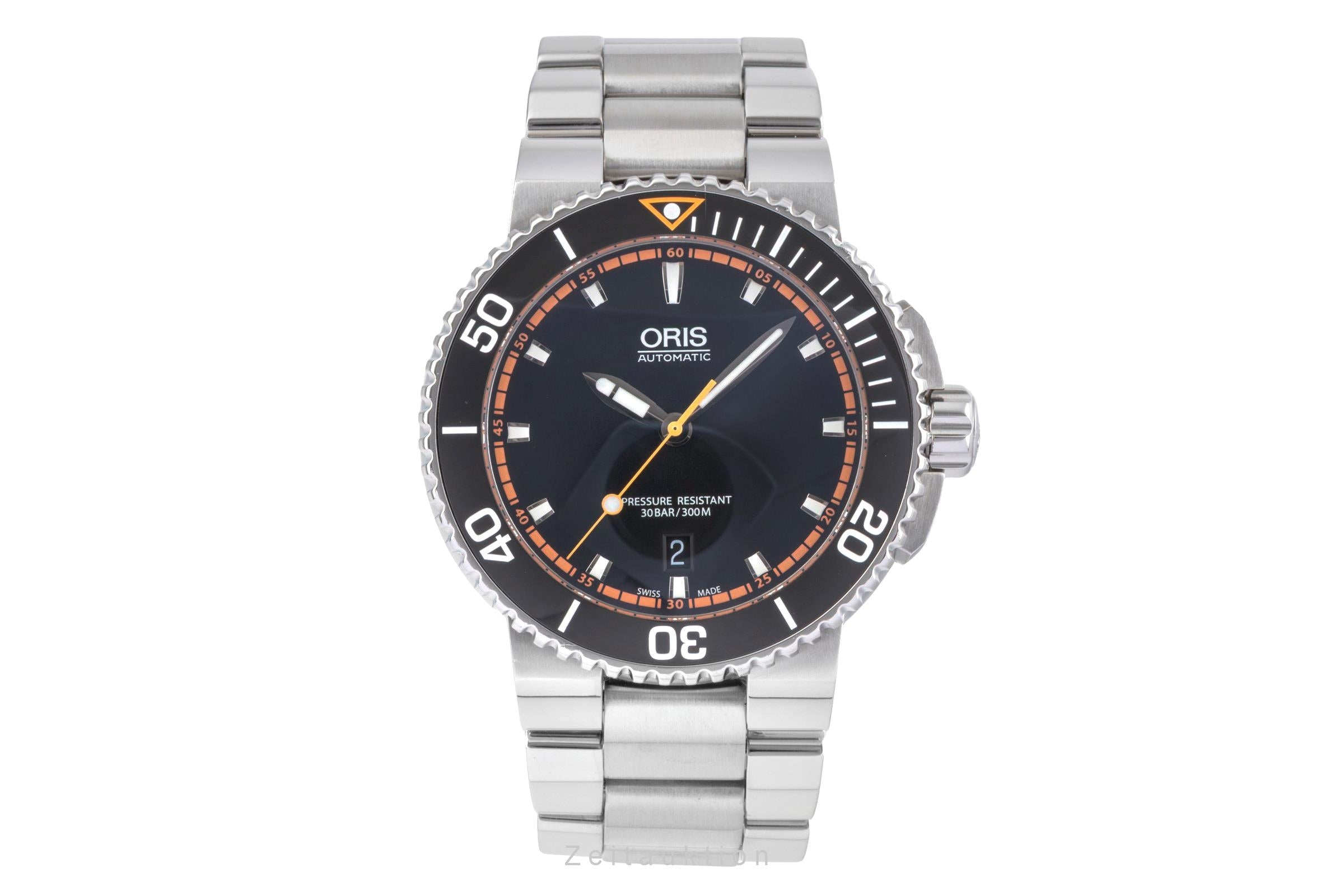 Oris Aquis Date acero automático reloj para caballeros 01 733 7653 4128-07 8 26 01PEB  [2505105]