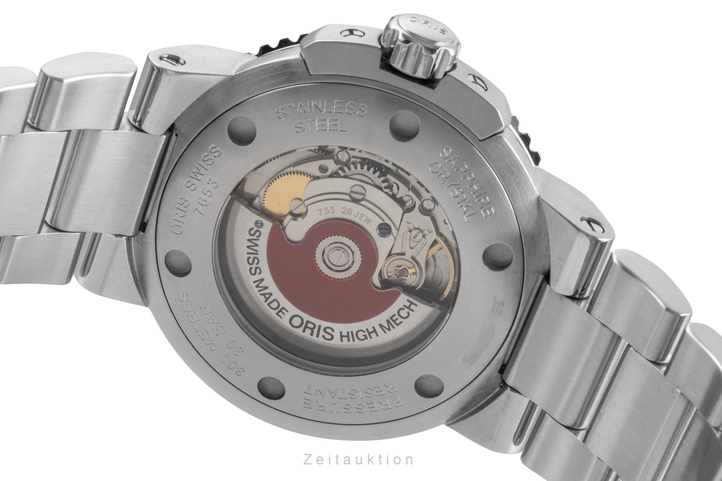 Oris Aquis Date acero automático reloj para caballeros 01 733 7653 4128-07 8 26 01PEB  [2505105]