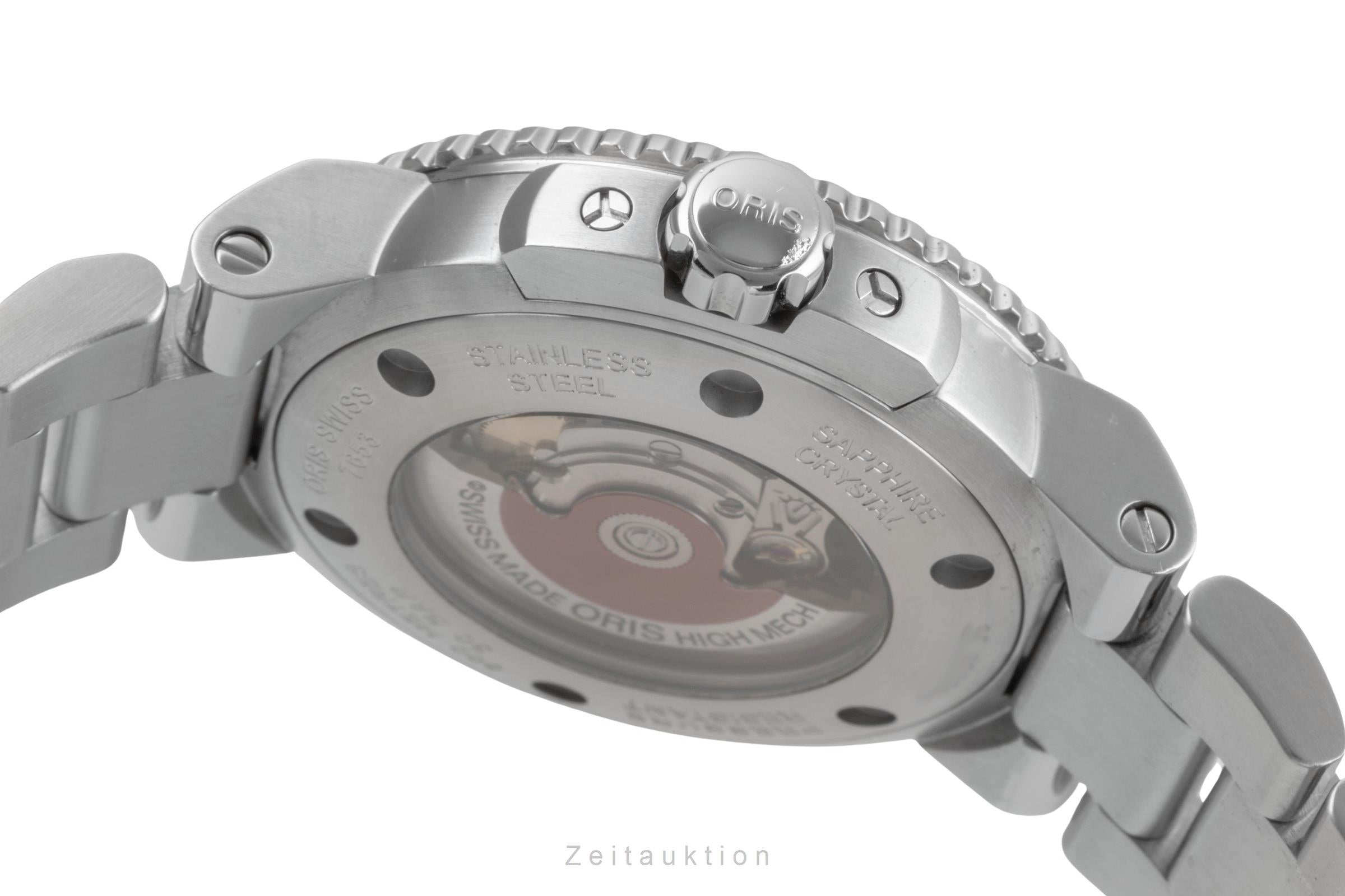 Oris Aquis Date acero automático reloj para caballeros 01 733 7653 4128-07 8 26 01PEB  [2505105]