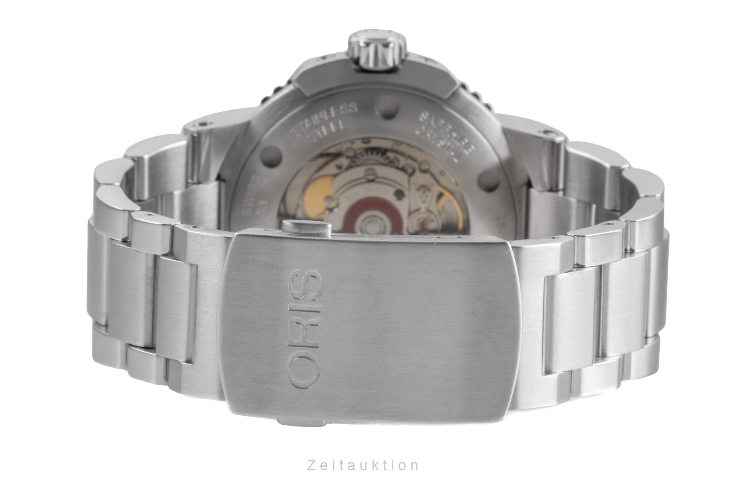 Oris Aquis Date acero automático reloj para caballeros 01 733 7653 4128-07 8 26 01PEB  [2505105]