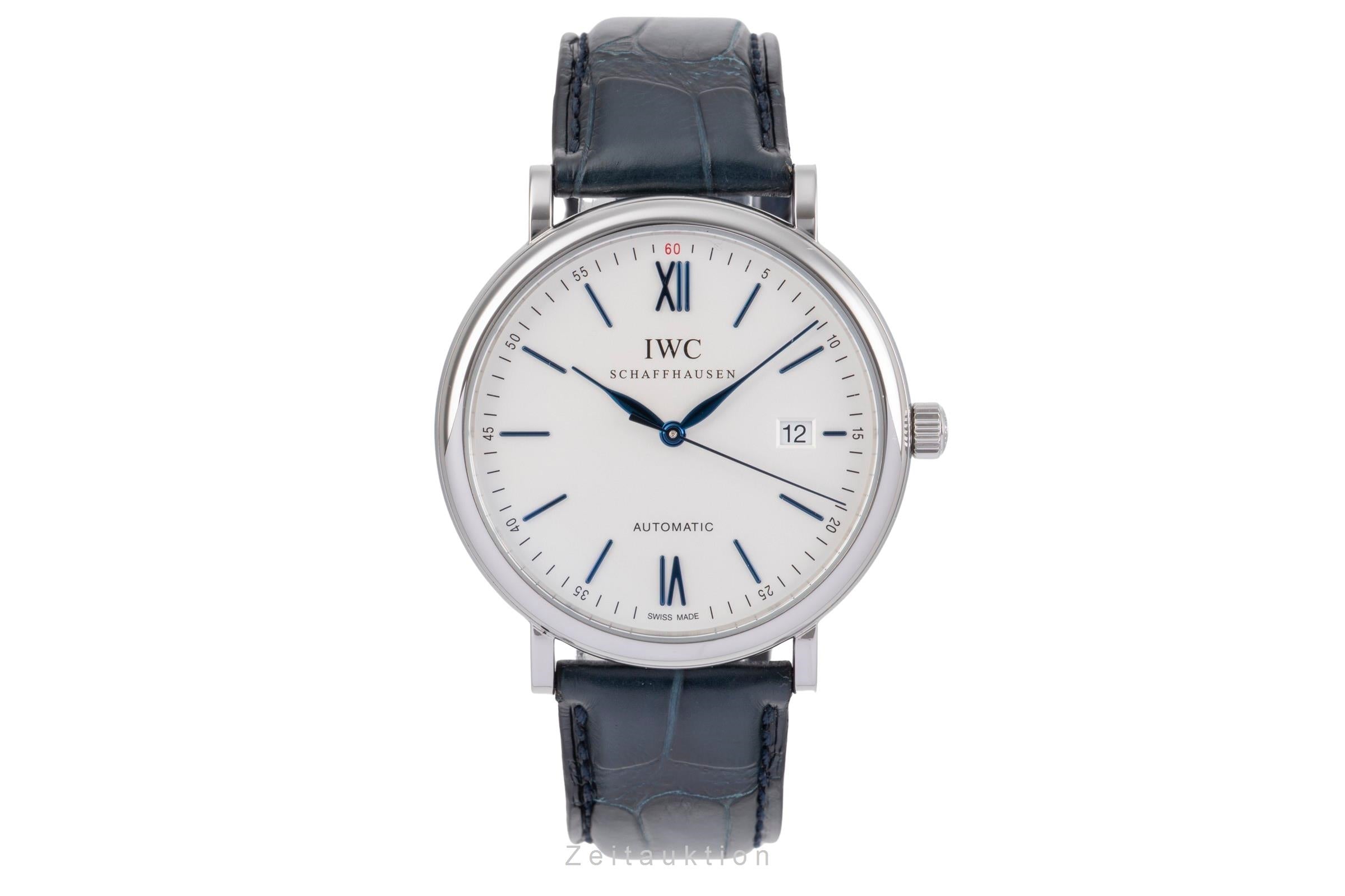 IWC Portofino acier automatique montre pour hommes IW356527 LP: 5300EUR  [2505106]
