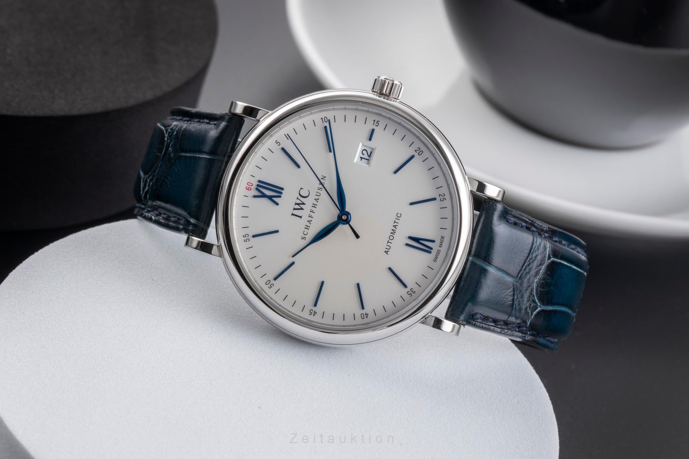 IWC Portofino acier automatique montre pour hommes IW356527 LP: 5300EUR  [2505106]