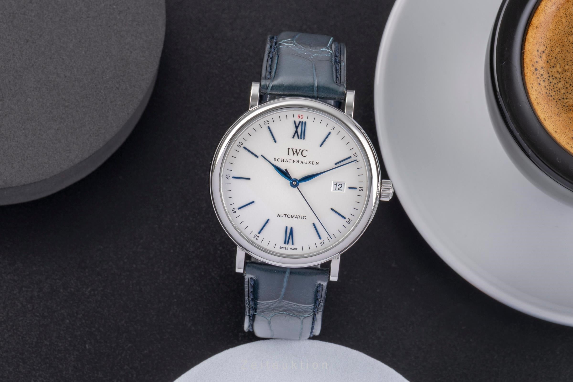 IWC Portofino acier automatique montre pour hommes IW356527 LP: 5300EUR  [2505106]