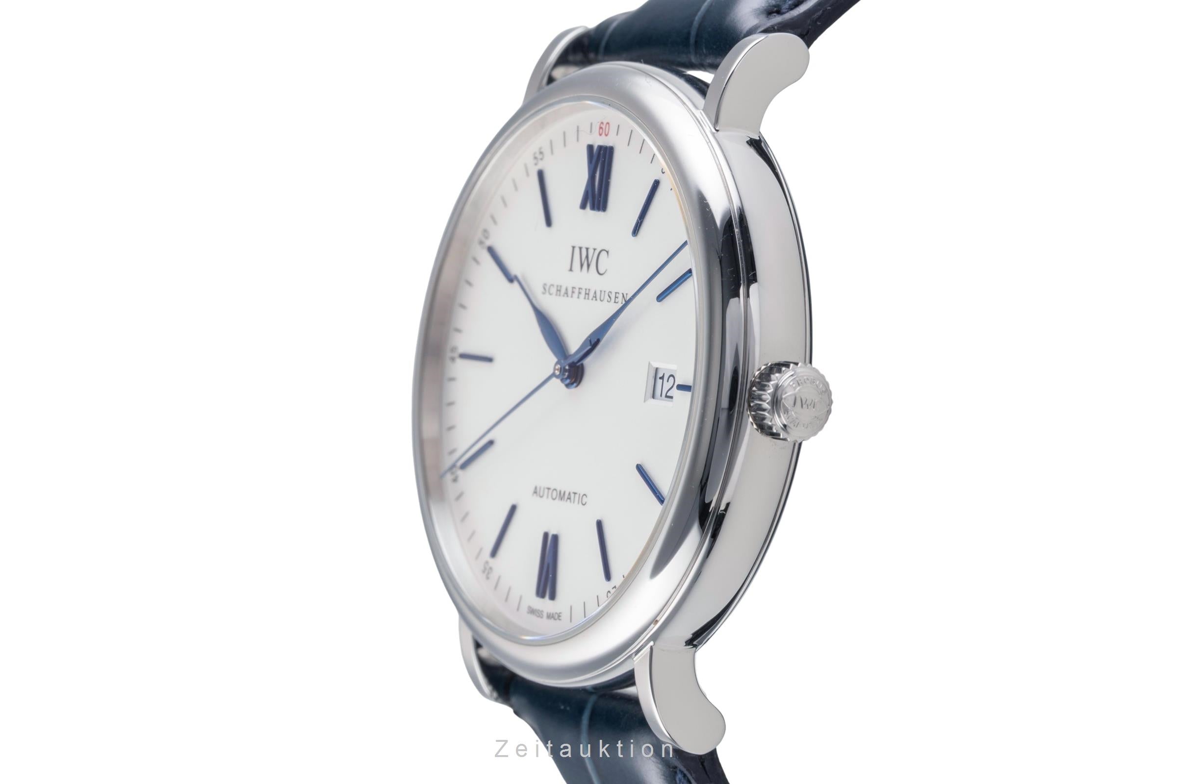IWC Portofino acier automatique montre pour hommes IW356527 LP: 5300EUR  [2505106]