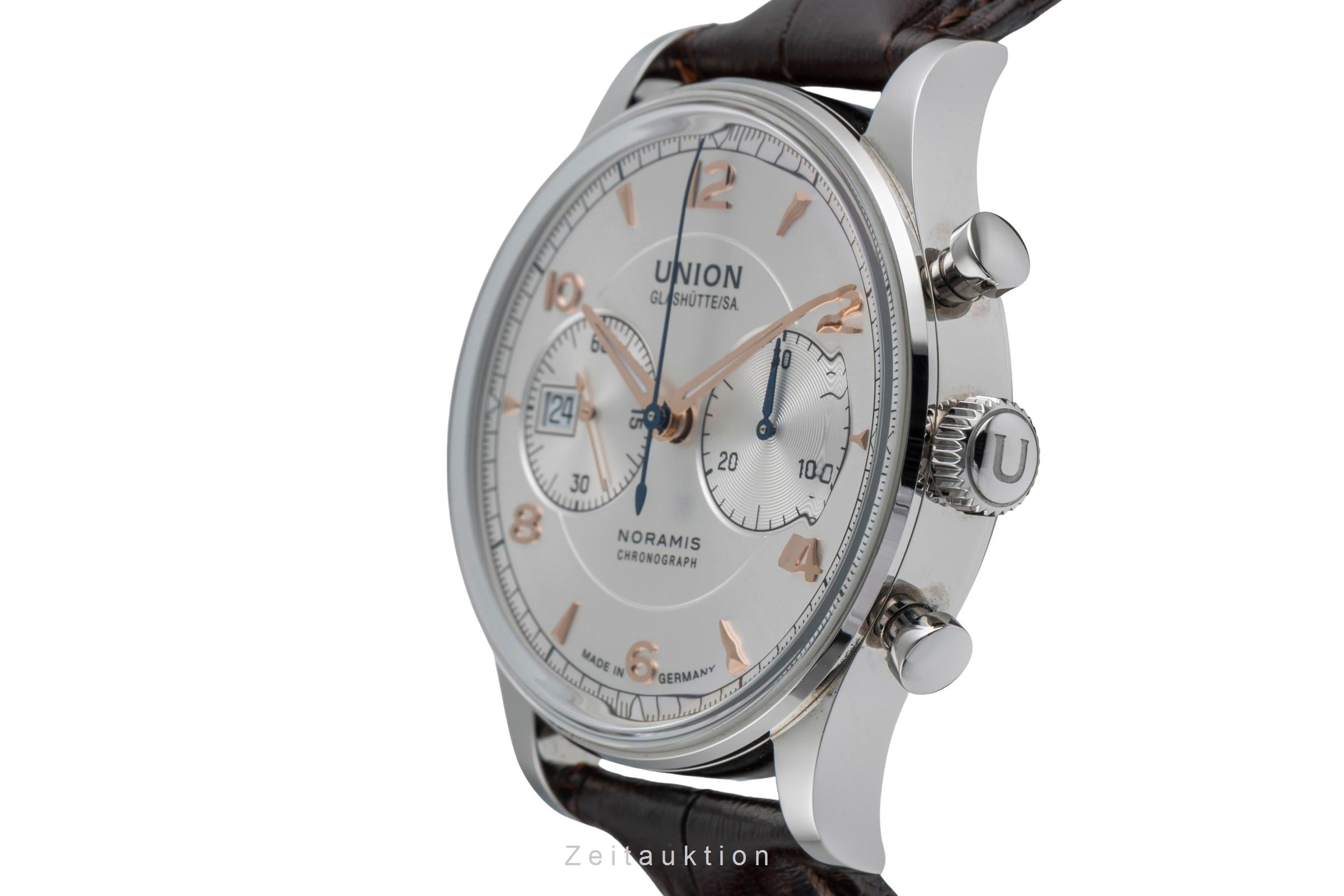 Union Glashütte Noramis chronographe acier automatique montre pour hommes D012.427.16.037.01 LP: 3350EUR  [2505107]
