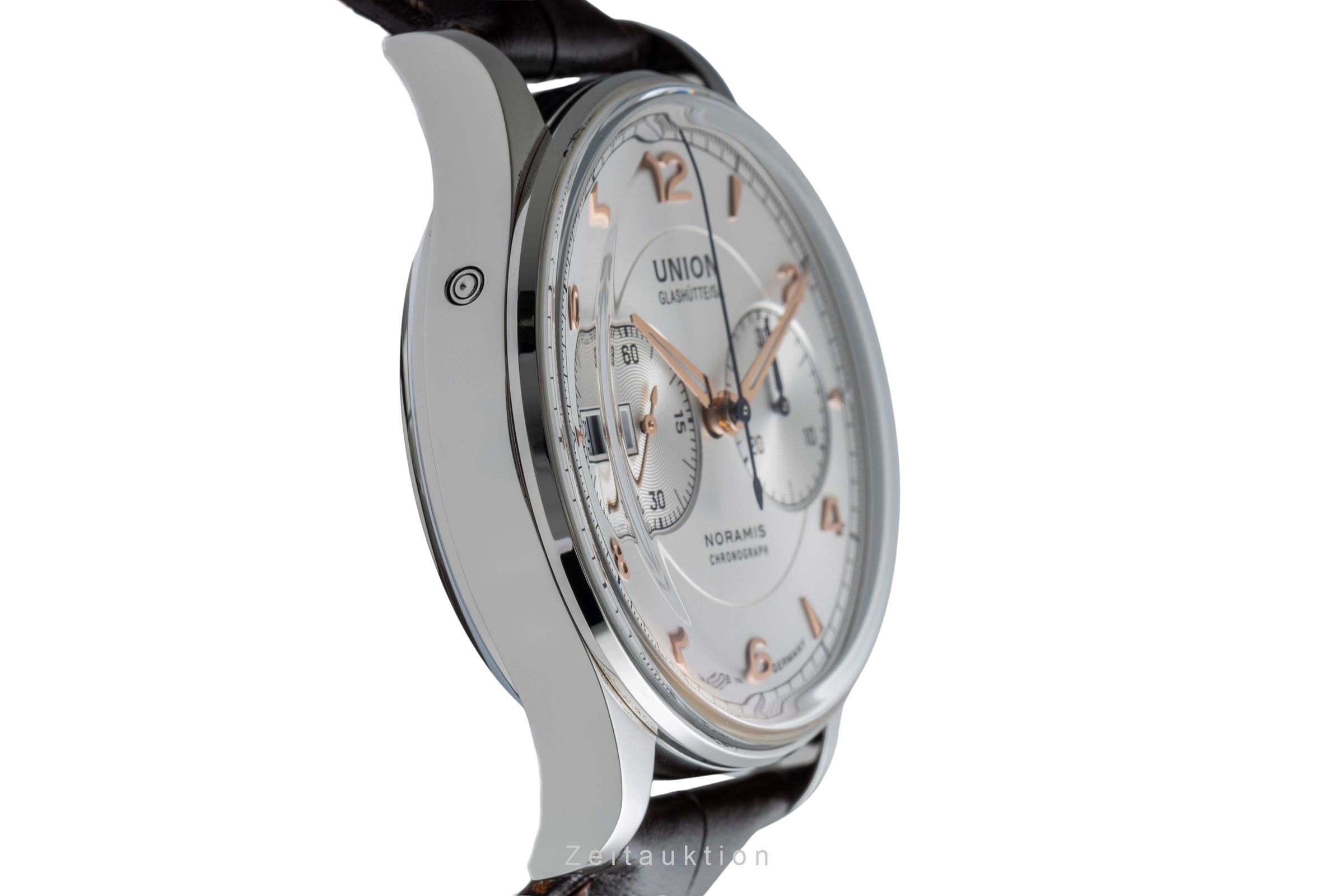 Union Glashütte Noramis chronographe acier automatique montre pour hommes D012.427.16.037.01 LP: 3350EUR  [2505107]
