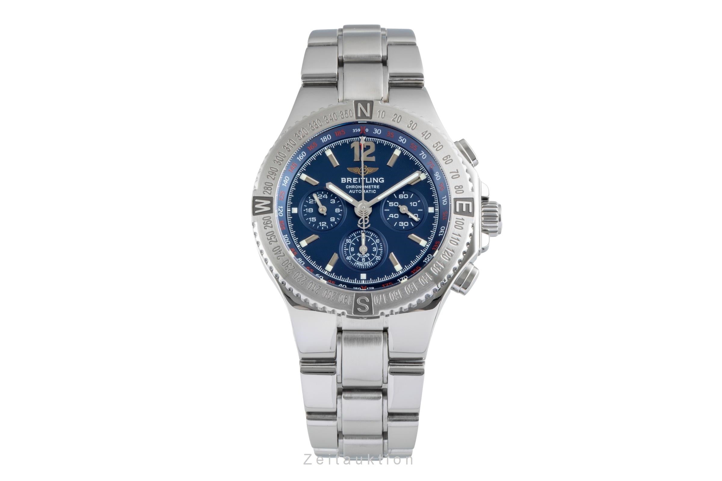 Breitling Hercules chronograph steel automatic Kal. B39 Ref