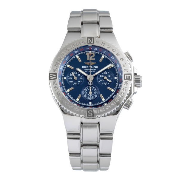 Breitling Hercules cronografo acciaio automatismo orologio da uomo A39362  [2505108]