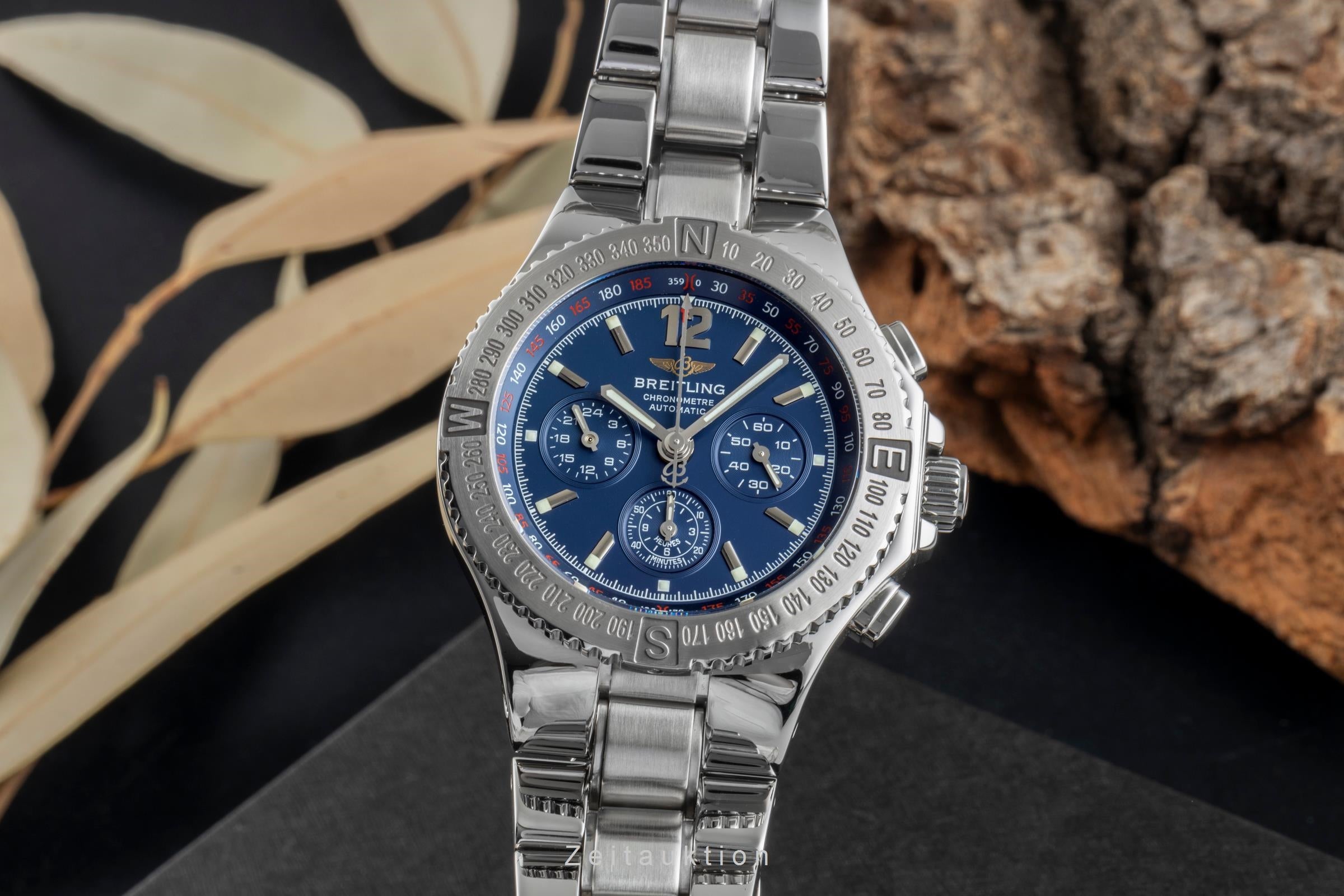 Breitling Hercules chronograph steel automatic Kal. B39 Ref