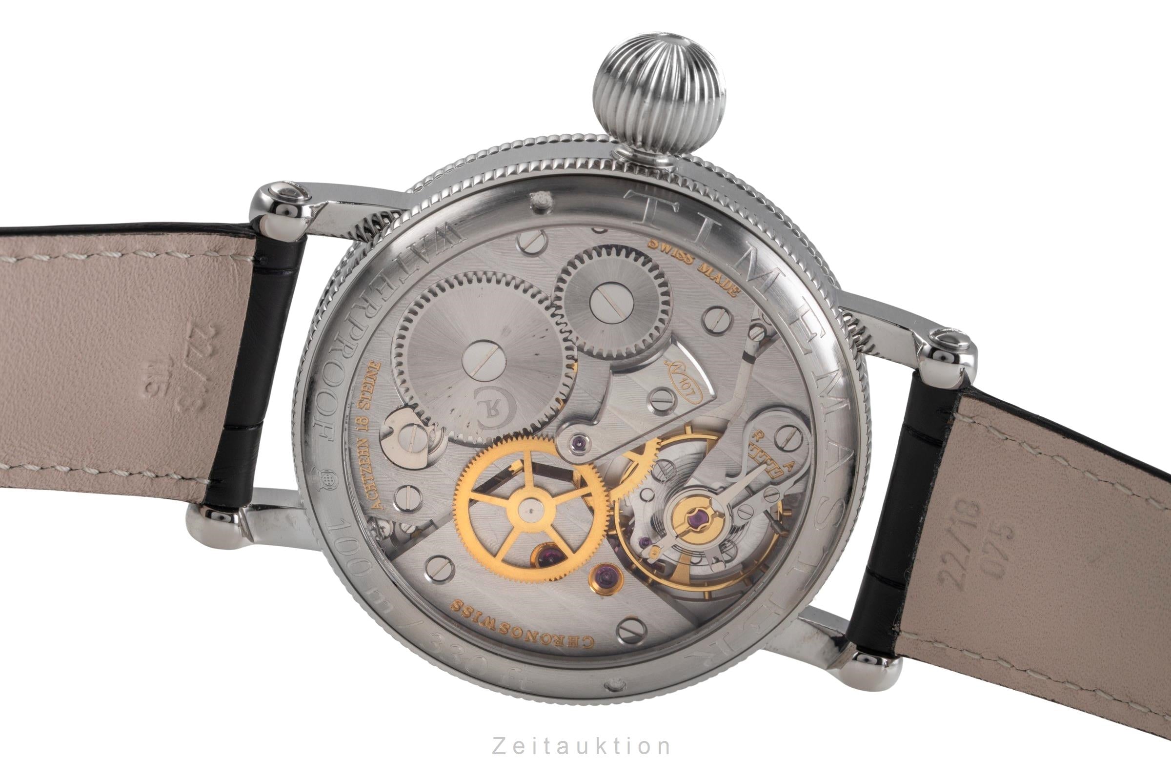 Chronoswiss Timemaster acier à remontage manuel montre pour hommes CH6233  [2505109]