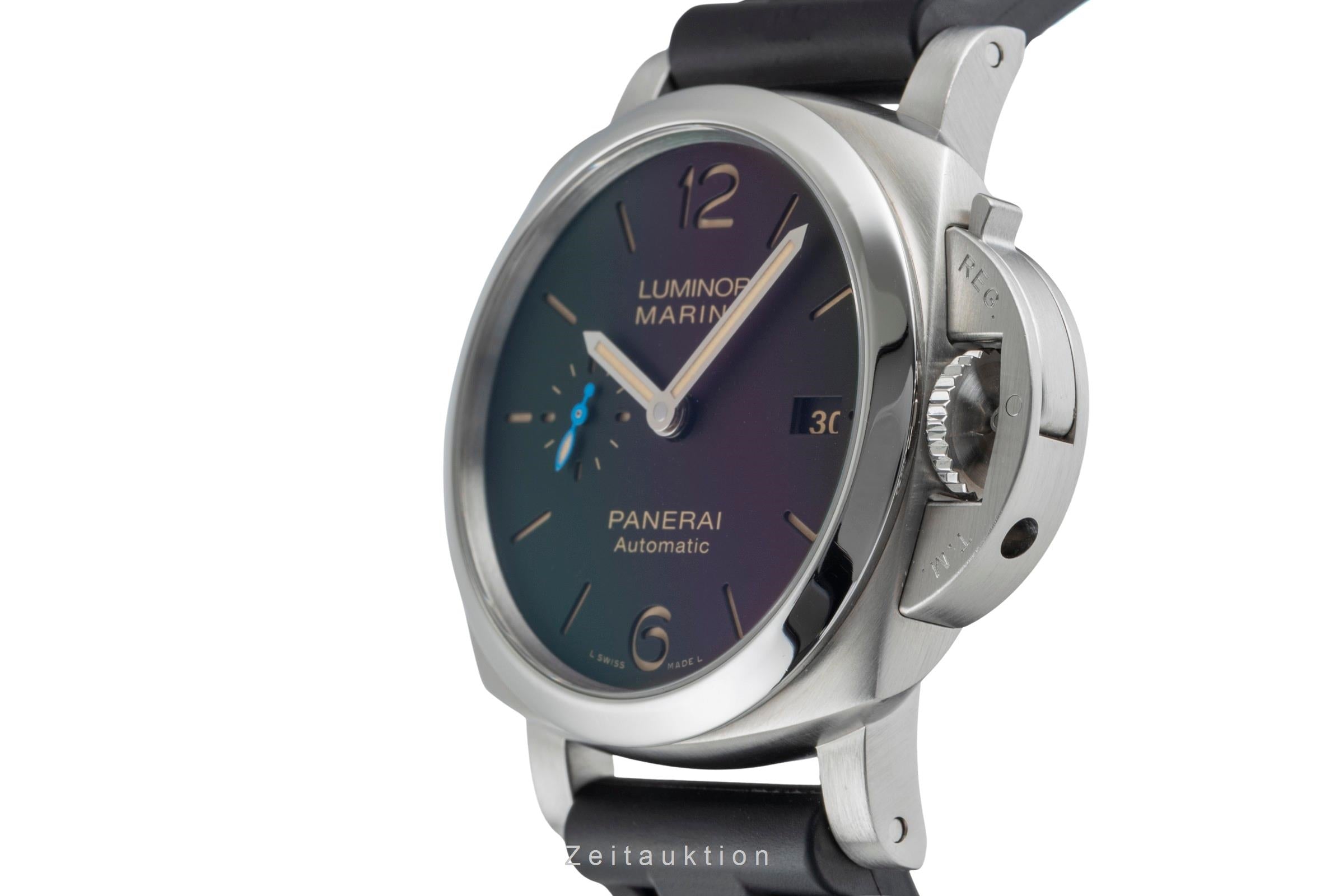 Panerai Luminor Marina acero automático reloj para caballeros PAM01392 LP: 8900EUR  [2505110]