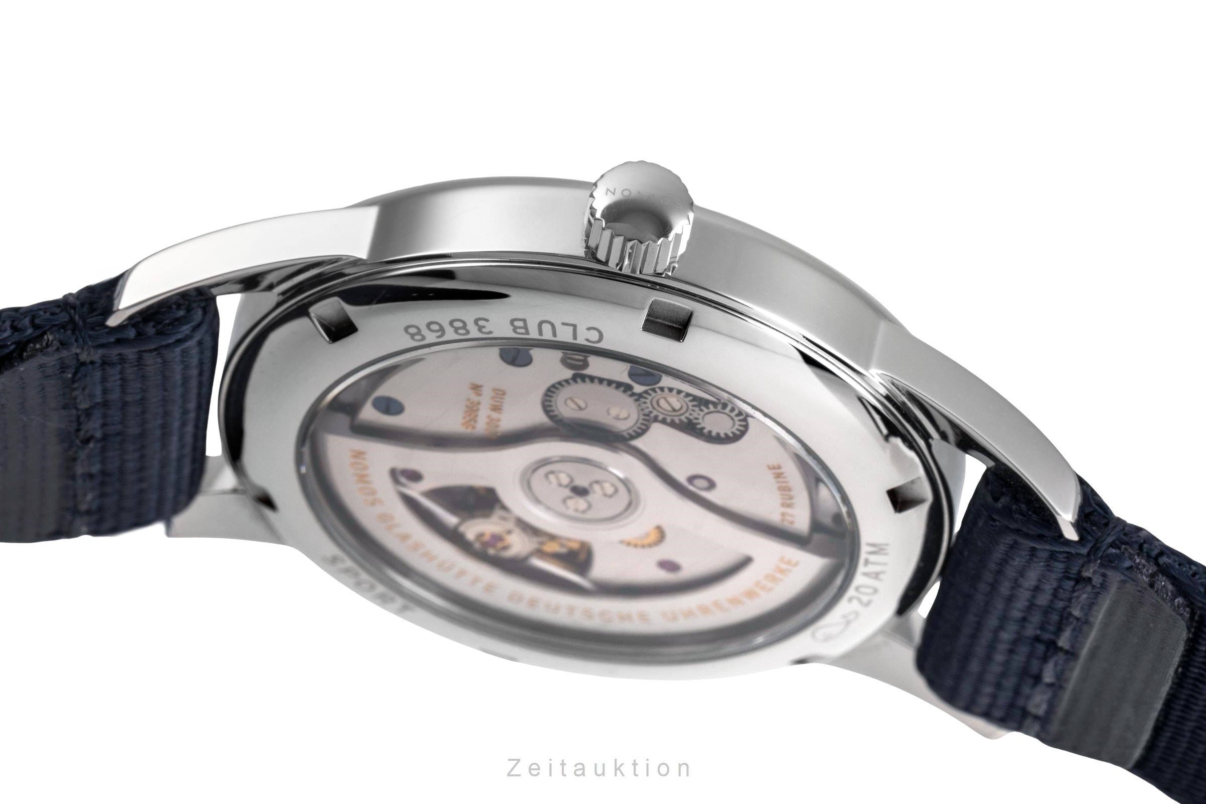 Nomos Club steel automatic men's watch 750 LP: 2920EUR  [2505111]