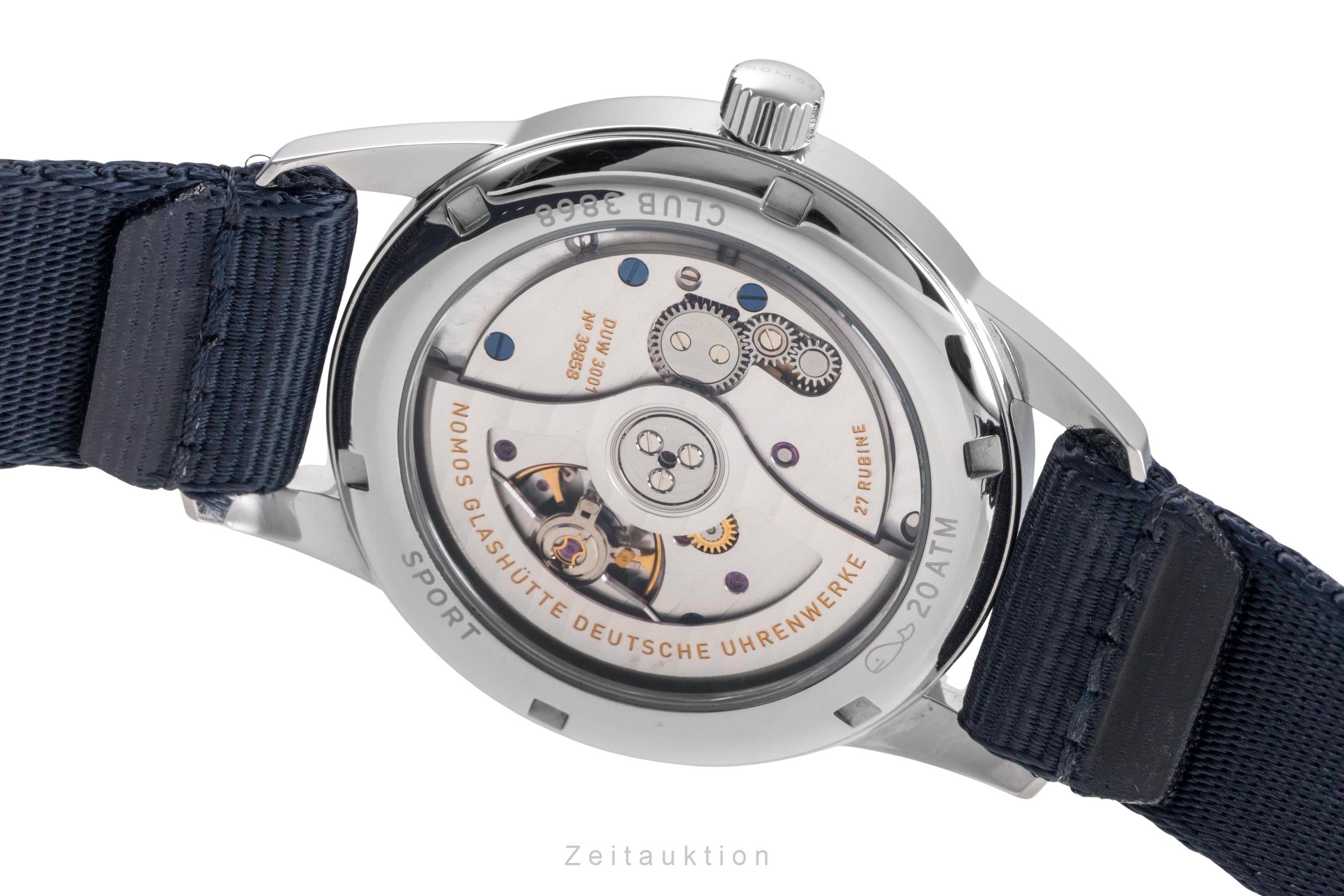 Nomos Club steel automatic men's watch 750 LP: 2920EUR  [2505111]