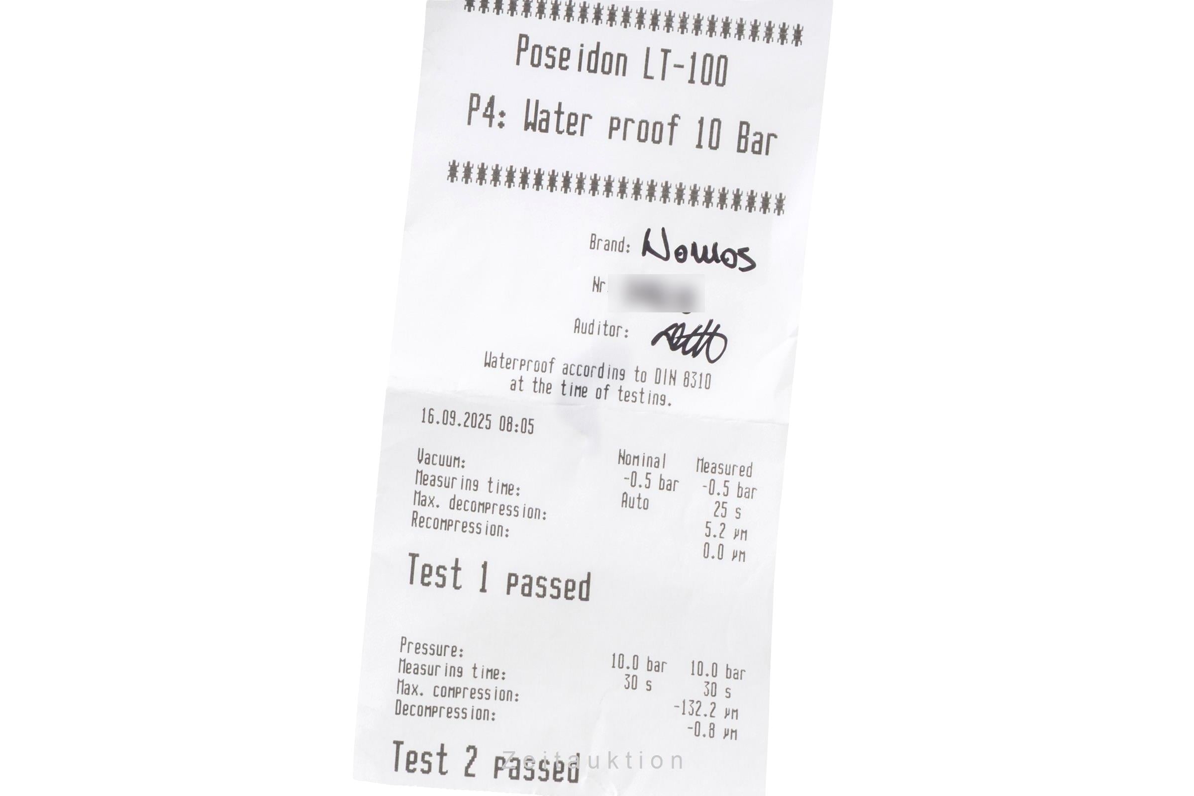 Nomos Club steel automatic men's watch 750 LP: 2920EUR  [2505111]